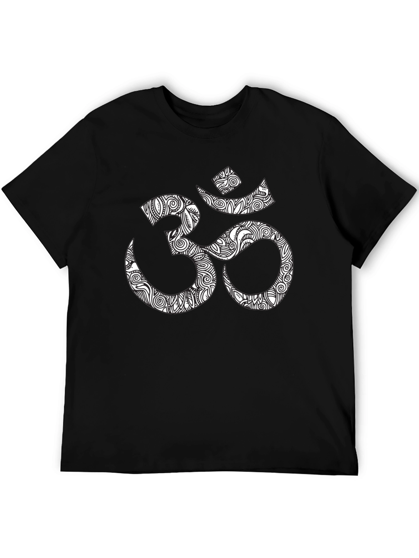 Om Symbol Graphic Black T-Shirt