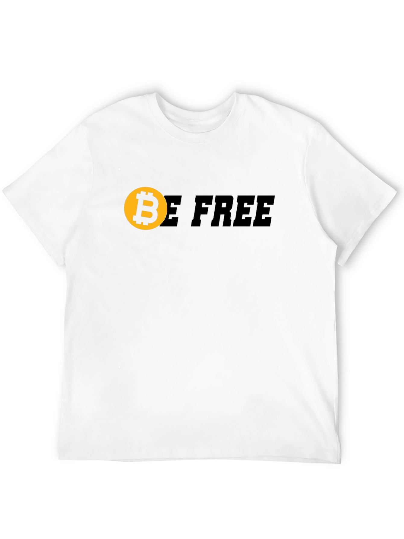 Bitcoin Be Free Graphic Tee - Crypto Enthusiast Apparel