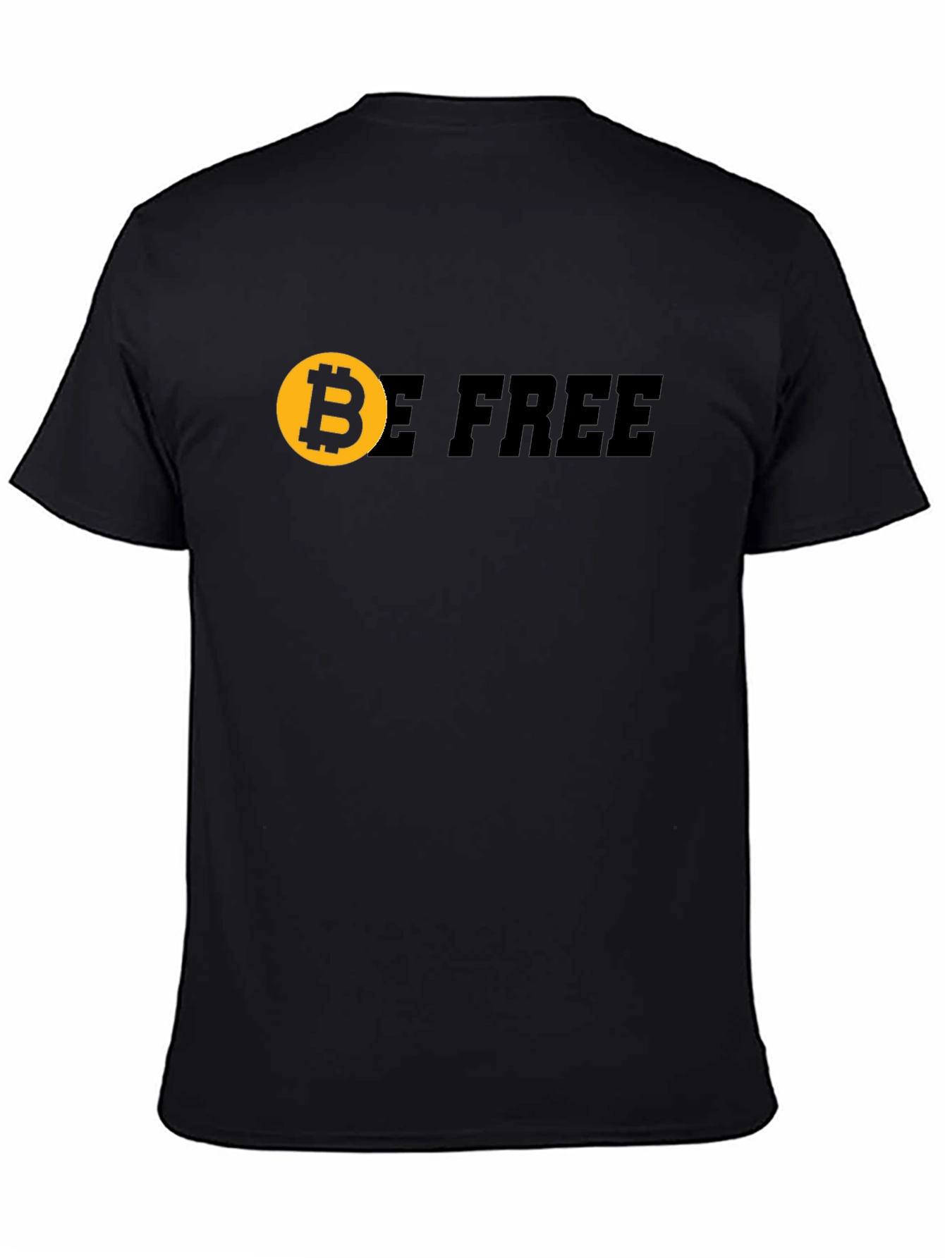 Bitcoin Be Free Graphic Tee - Crypto Enthusiast Apparel