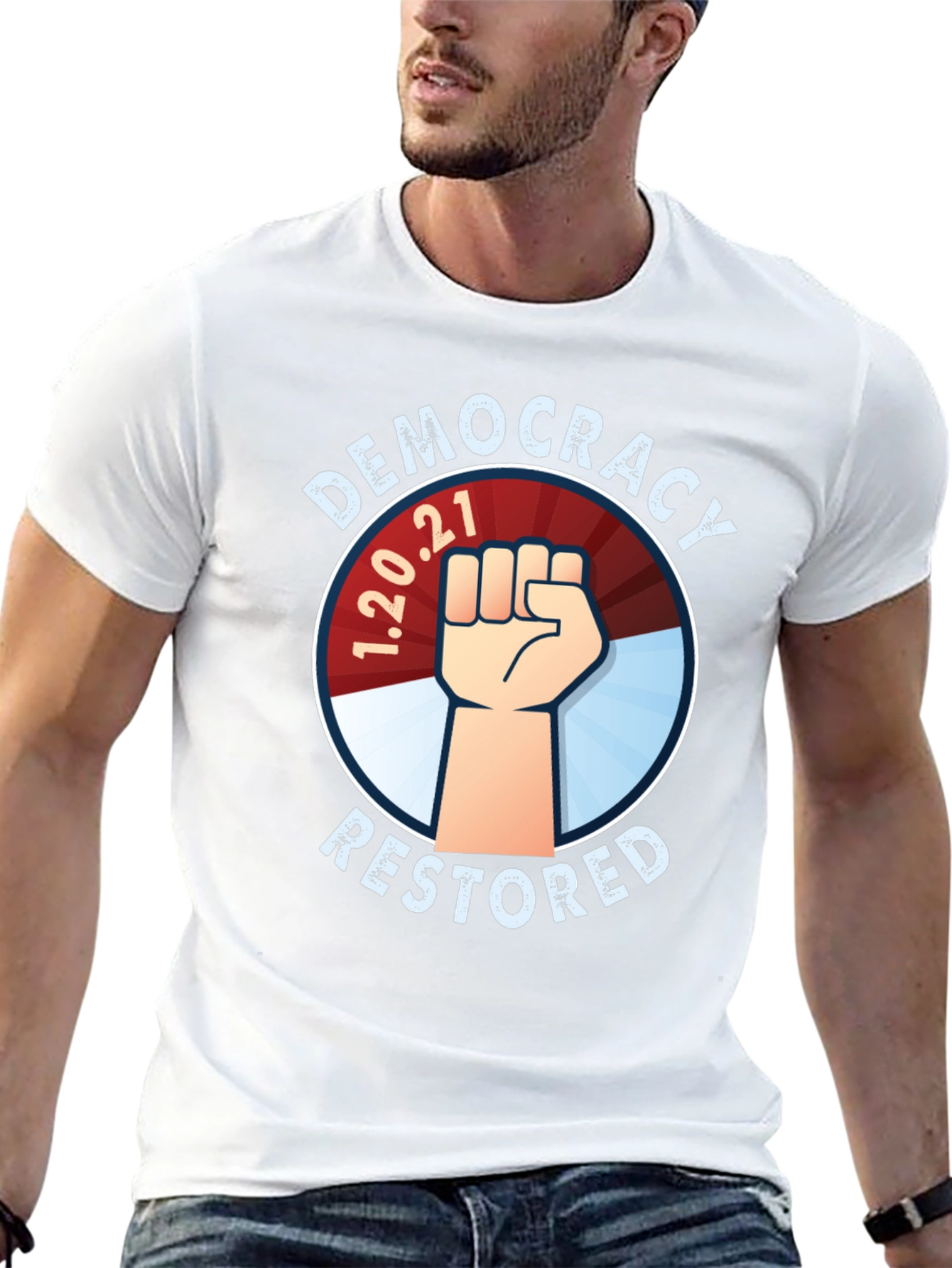 Democracy Restored Graphic T-Shirt
