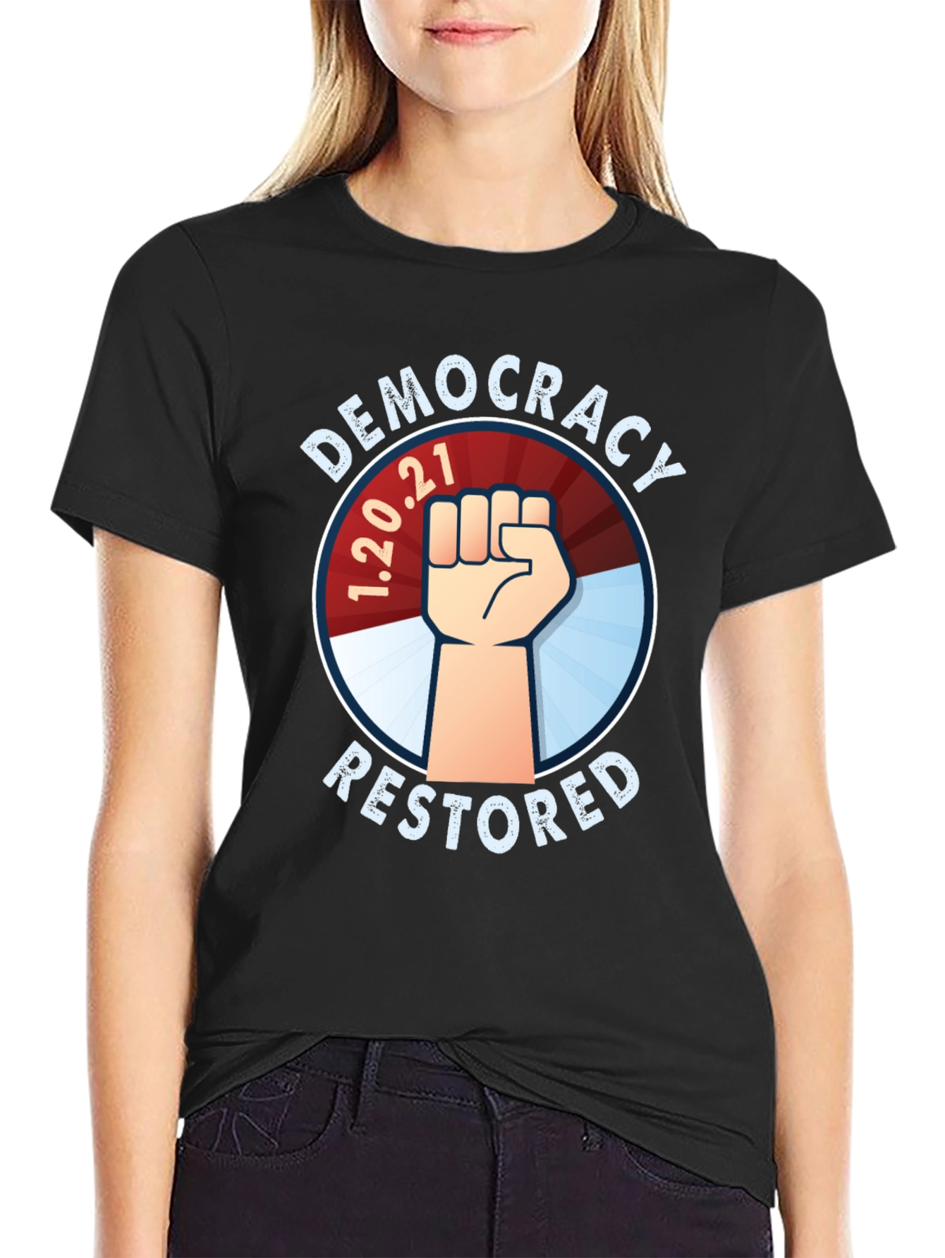 Democracy Restored Graphic T-Shirt