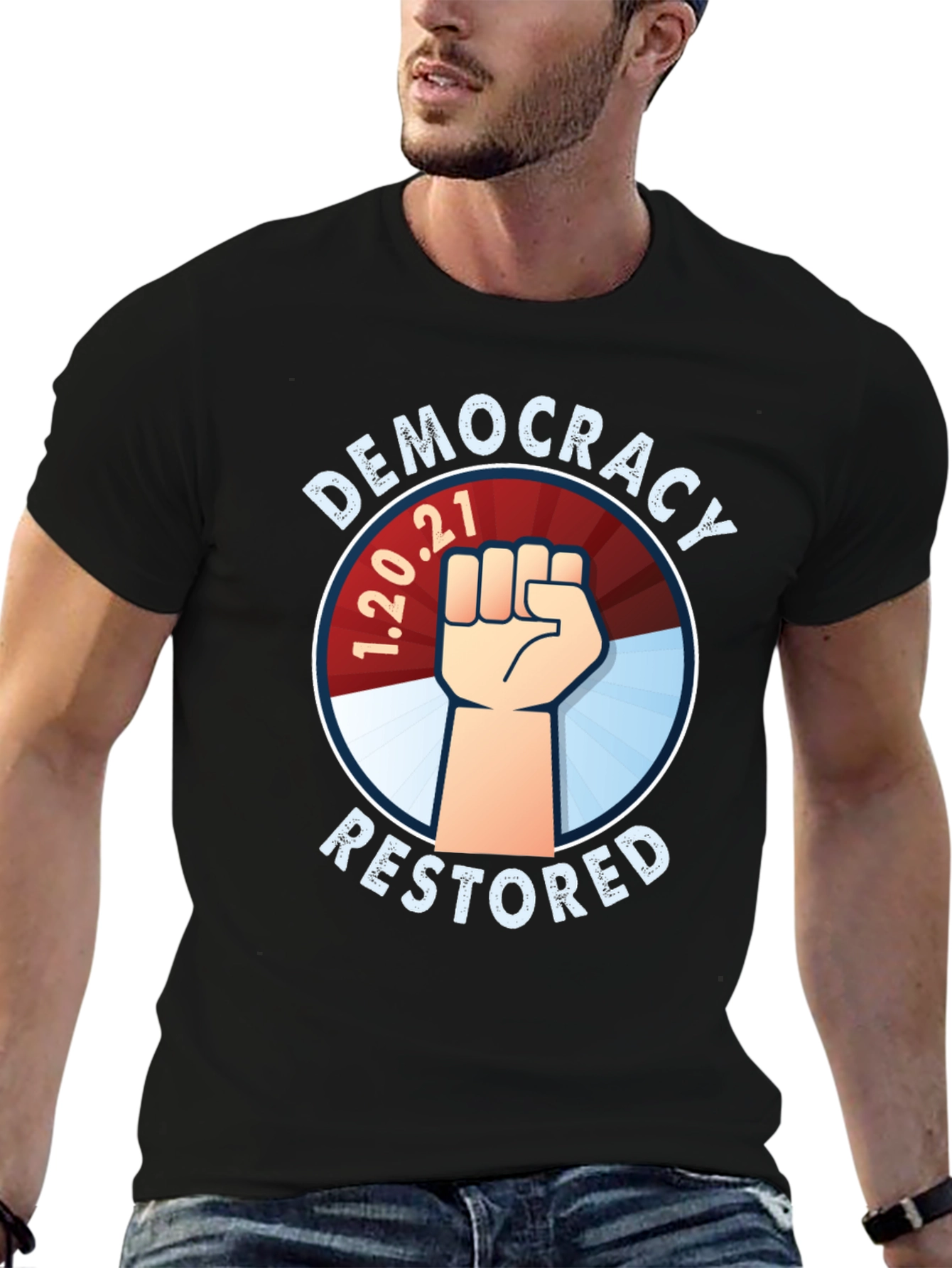 Democracy Restored Graphic T-Shirt