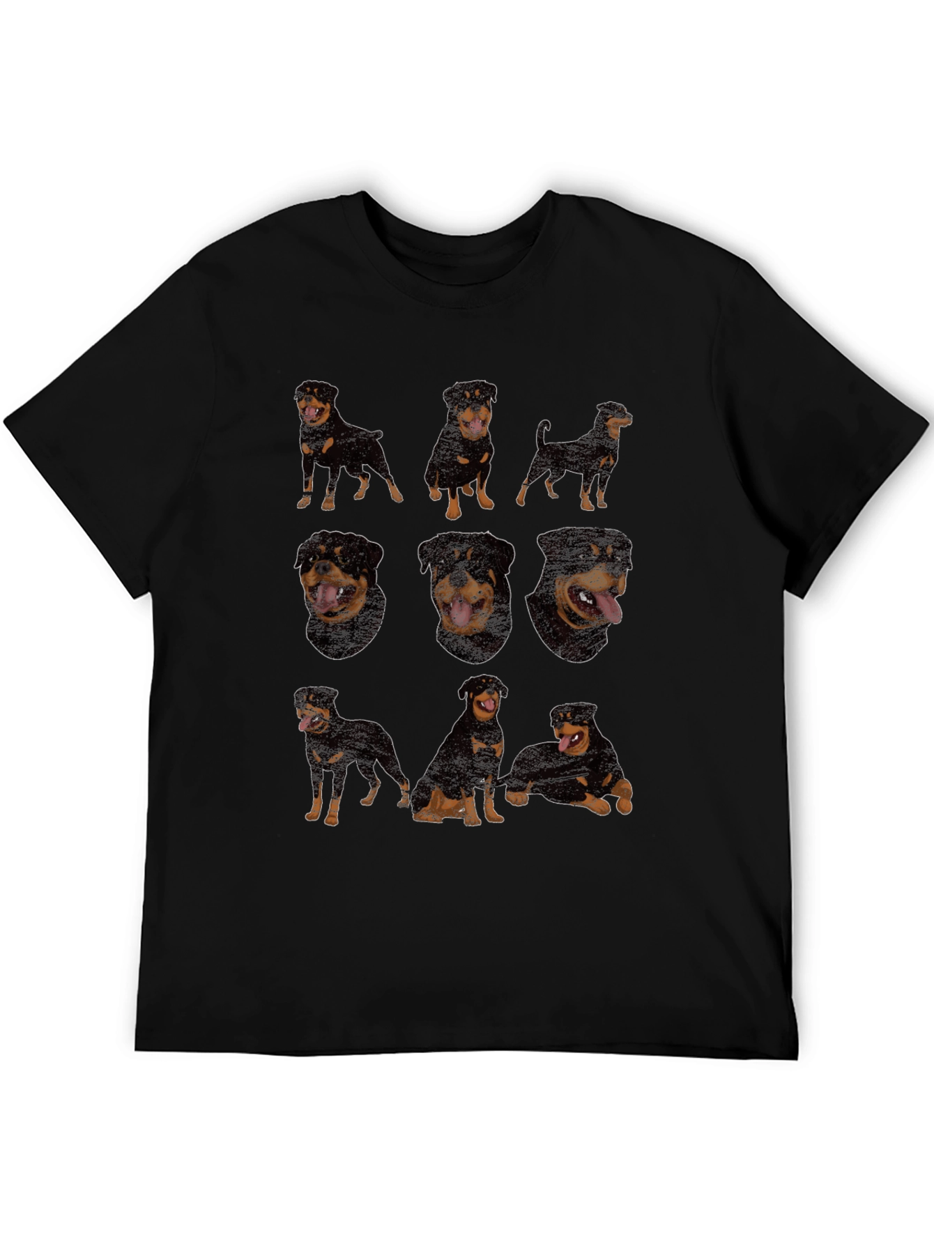 Rottweiler Dog Breed T-Shirt - Black