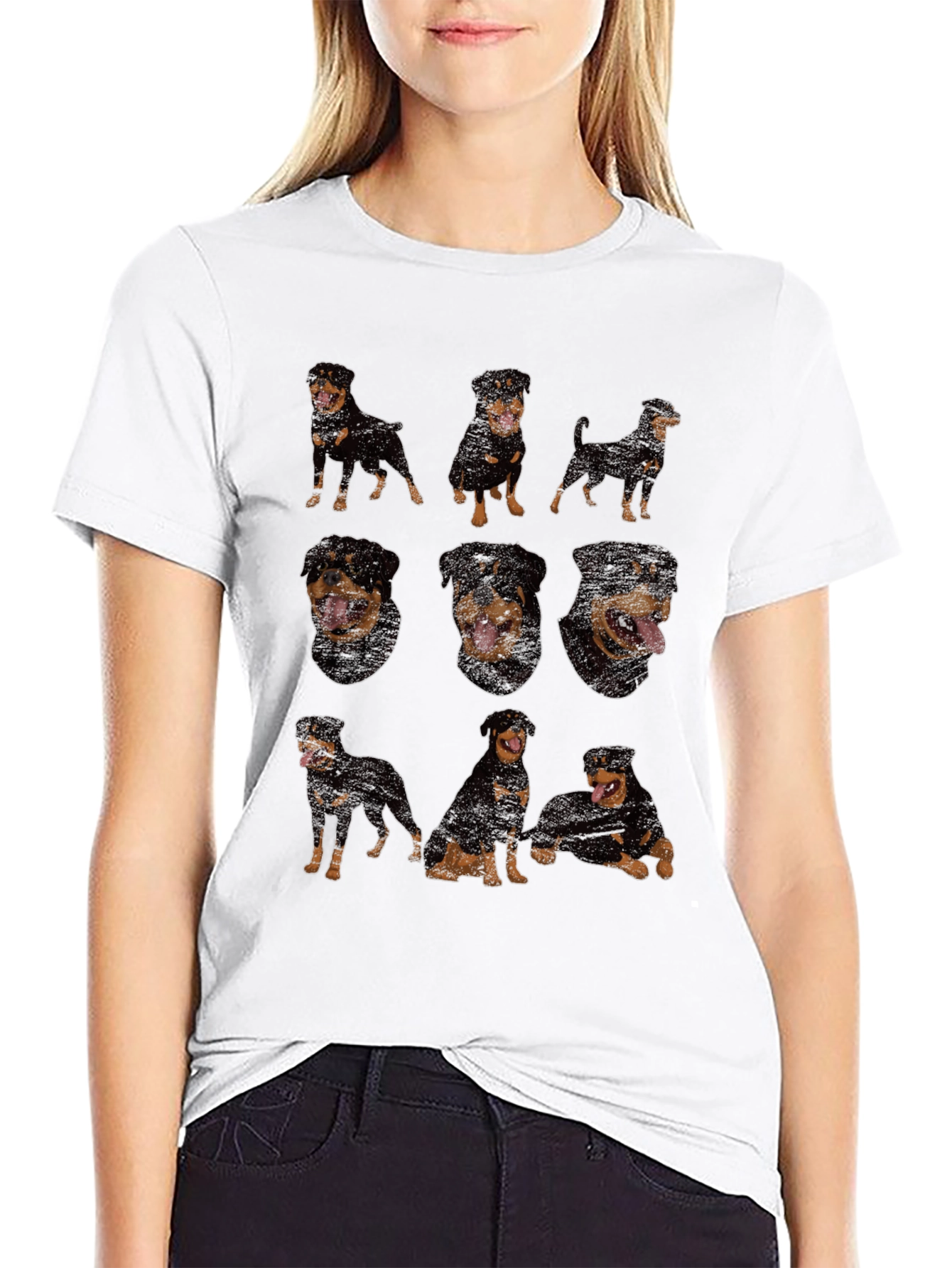 Rottweiler Dog Breed T-Shirt - Black