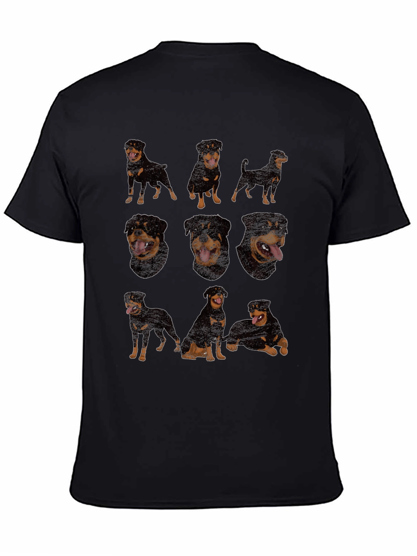 Rottweiler Dog Breed T-Shirt - Black