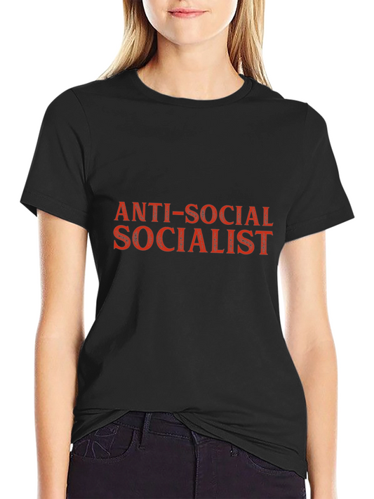 Anti-Social Socialist Graphic Tee - Black