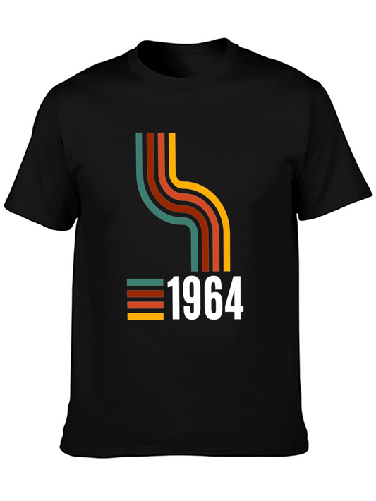 Retro 1964 Graphic Tee - Vintage Birthday Shirt
