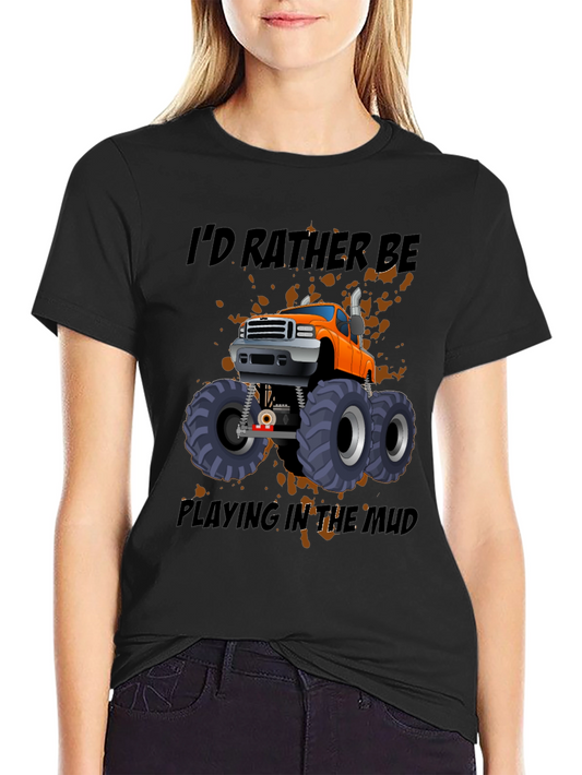 Mudding Monster Truck Tee