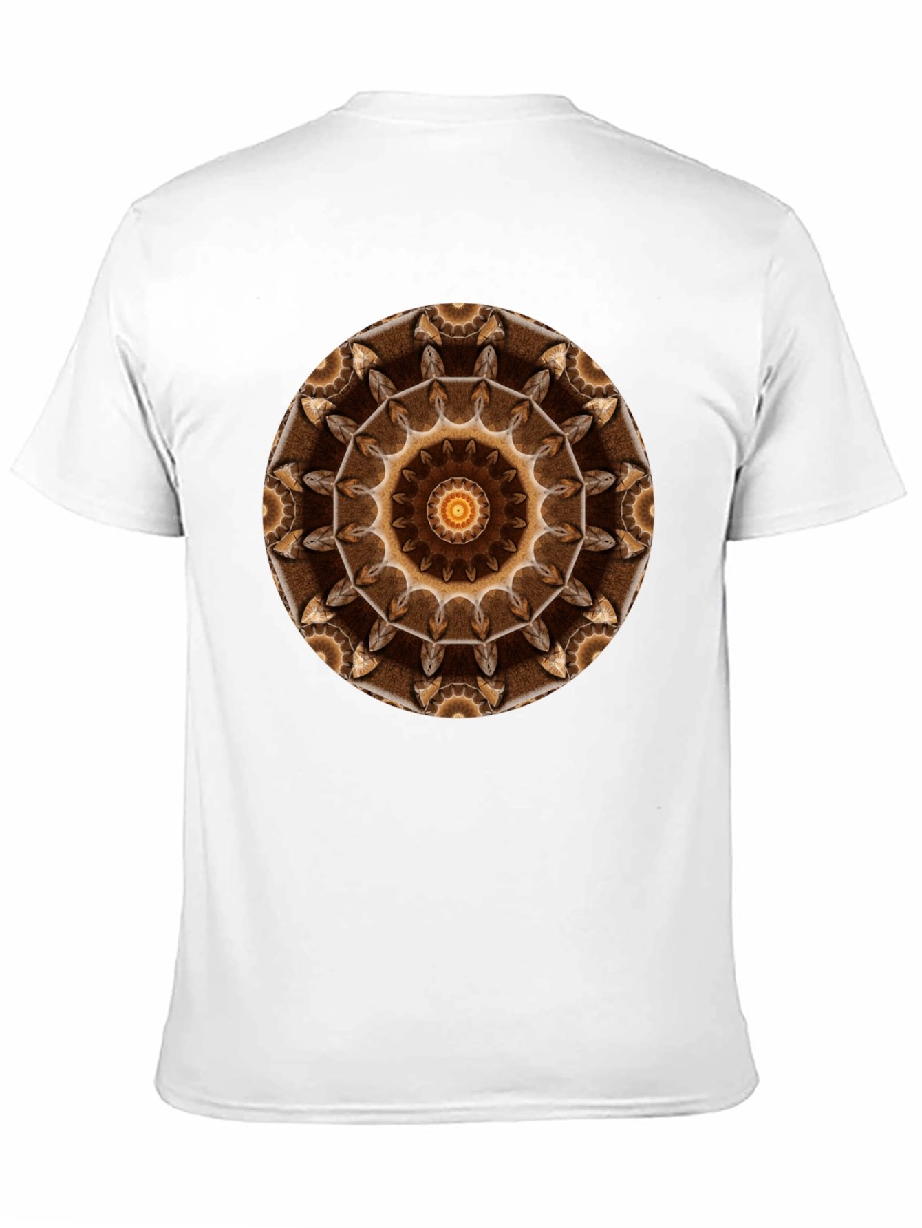 Boho Mandala Graphic Tee - Casual Black T-Shirt