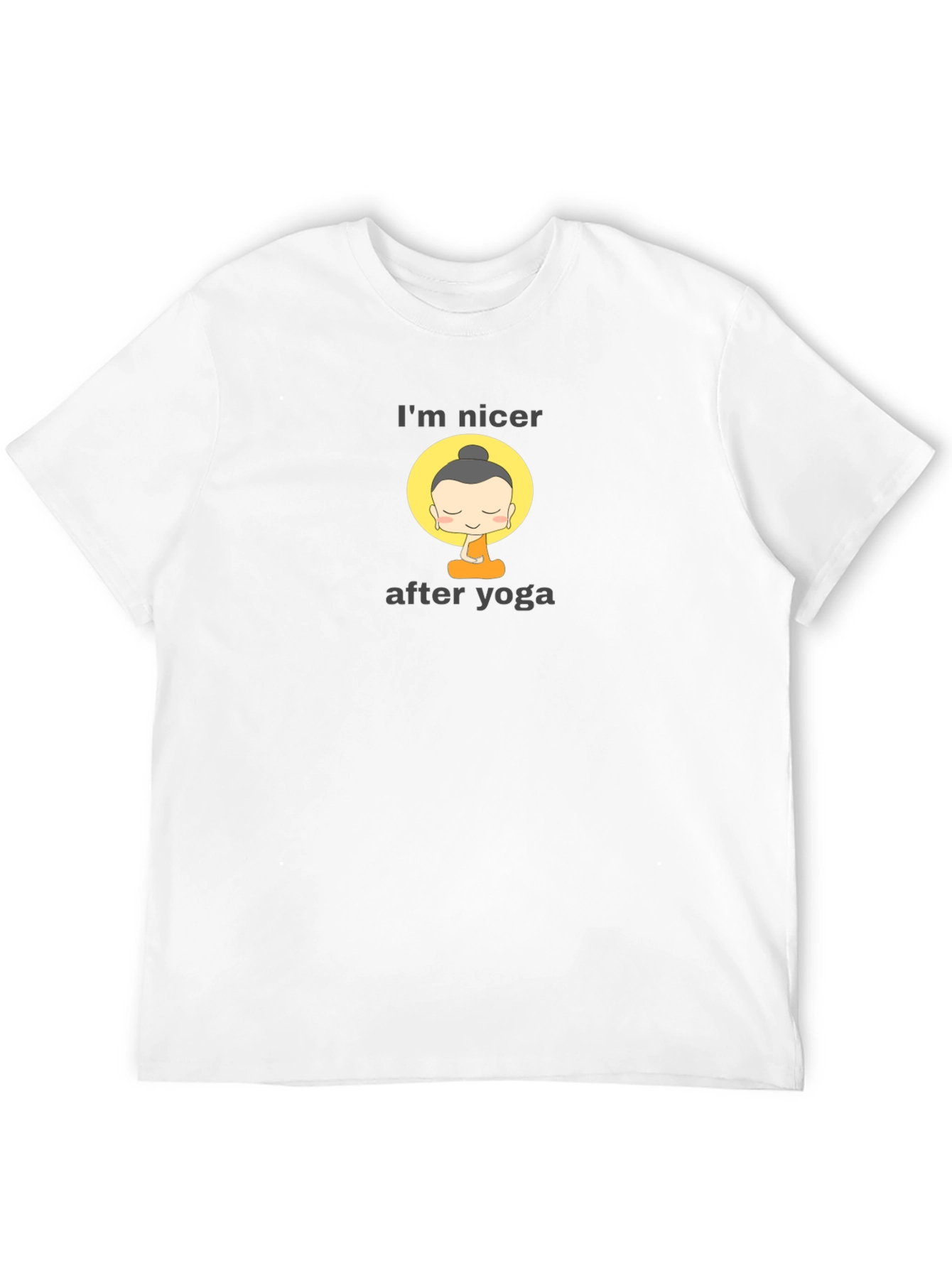 Im Nicer After Yoga Buddha Graphic Tee
