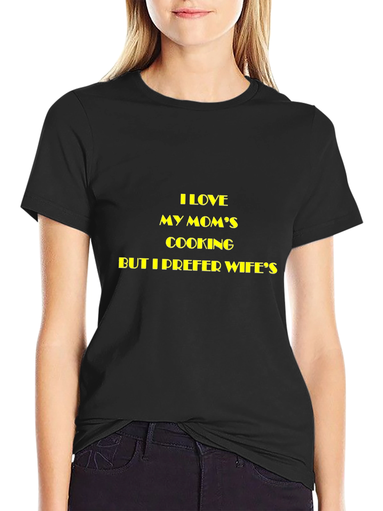 Funny I Love My Moms Cooking Mens T-Shirt