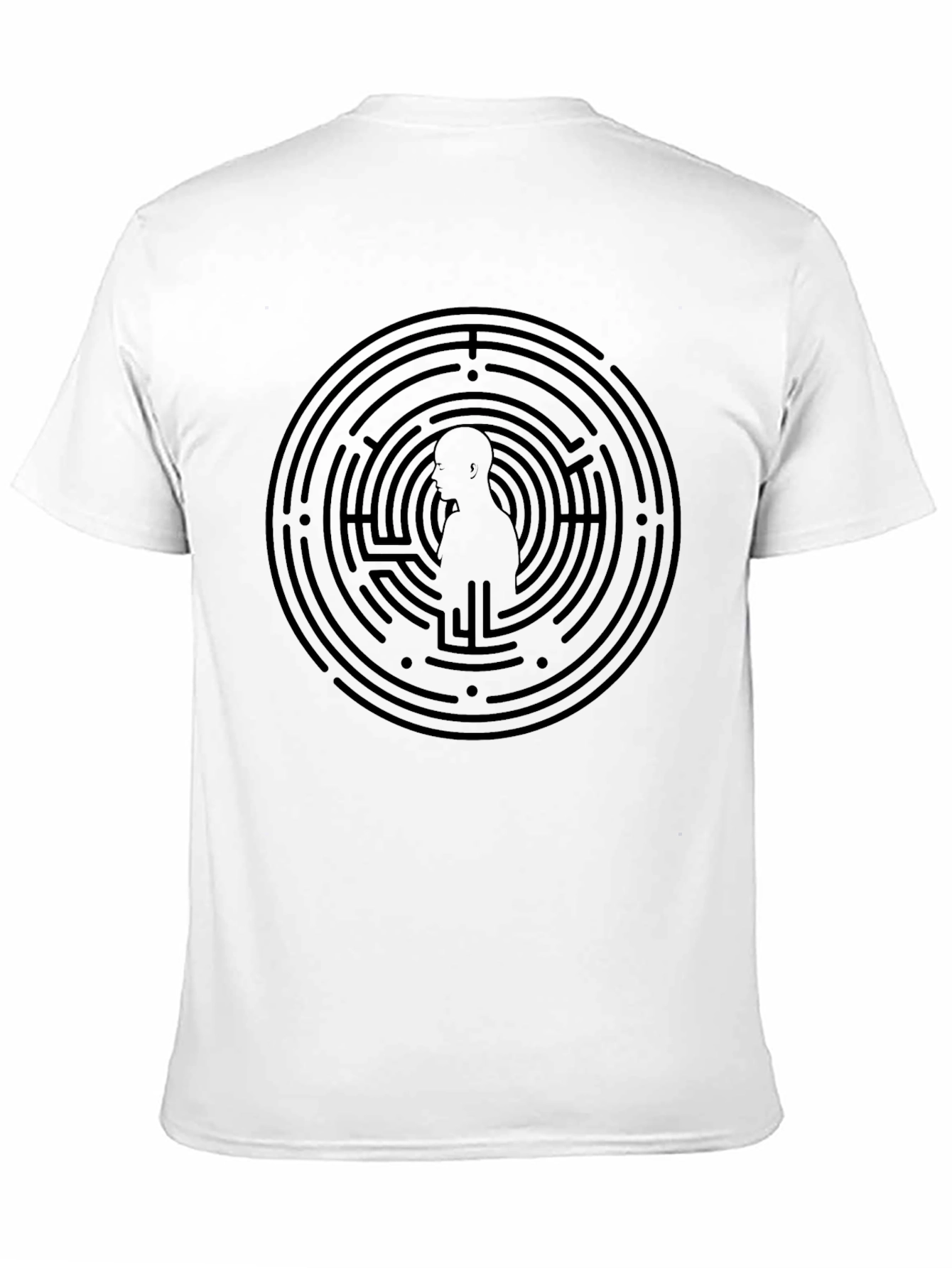 Maze Silhouette Graphic T-Shirt