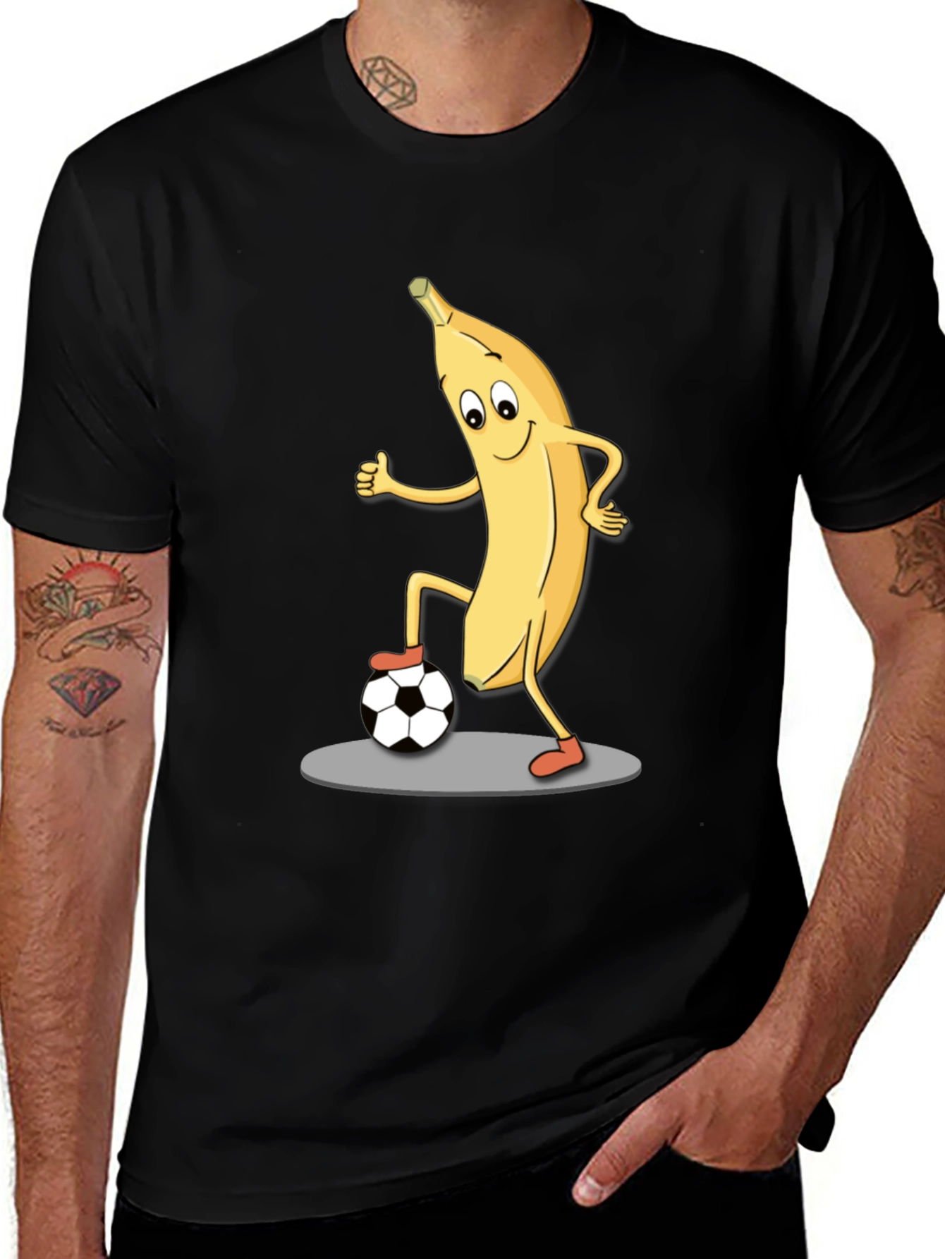 Banana Soccer T-Shirt - Unique & Fun Graphic Tee