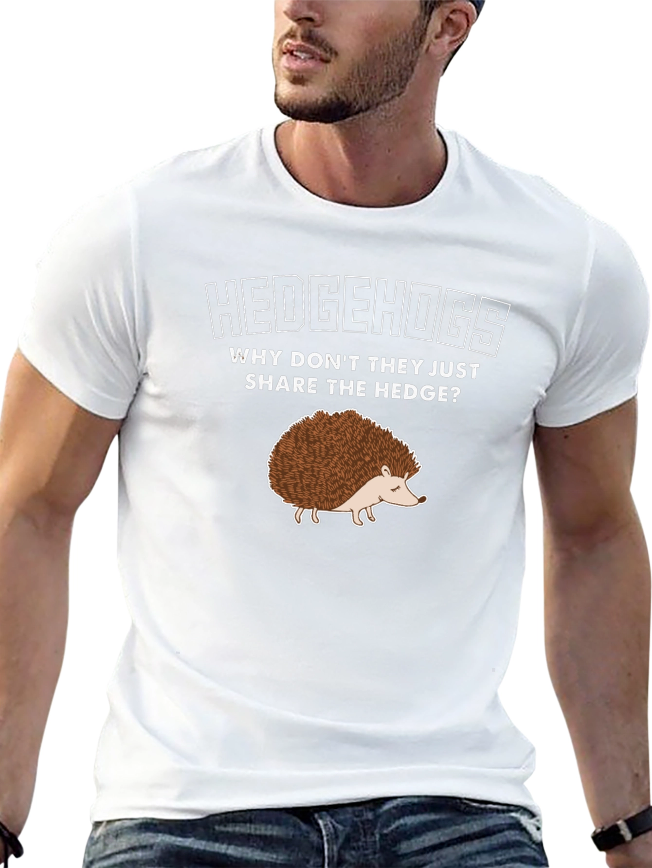 Hedgehog T-Shirt: Why Dont They Share the Hedge?