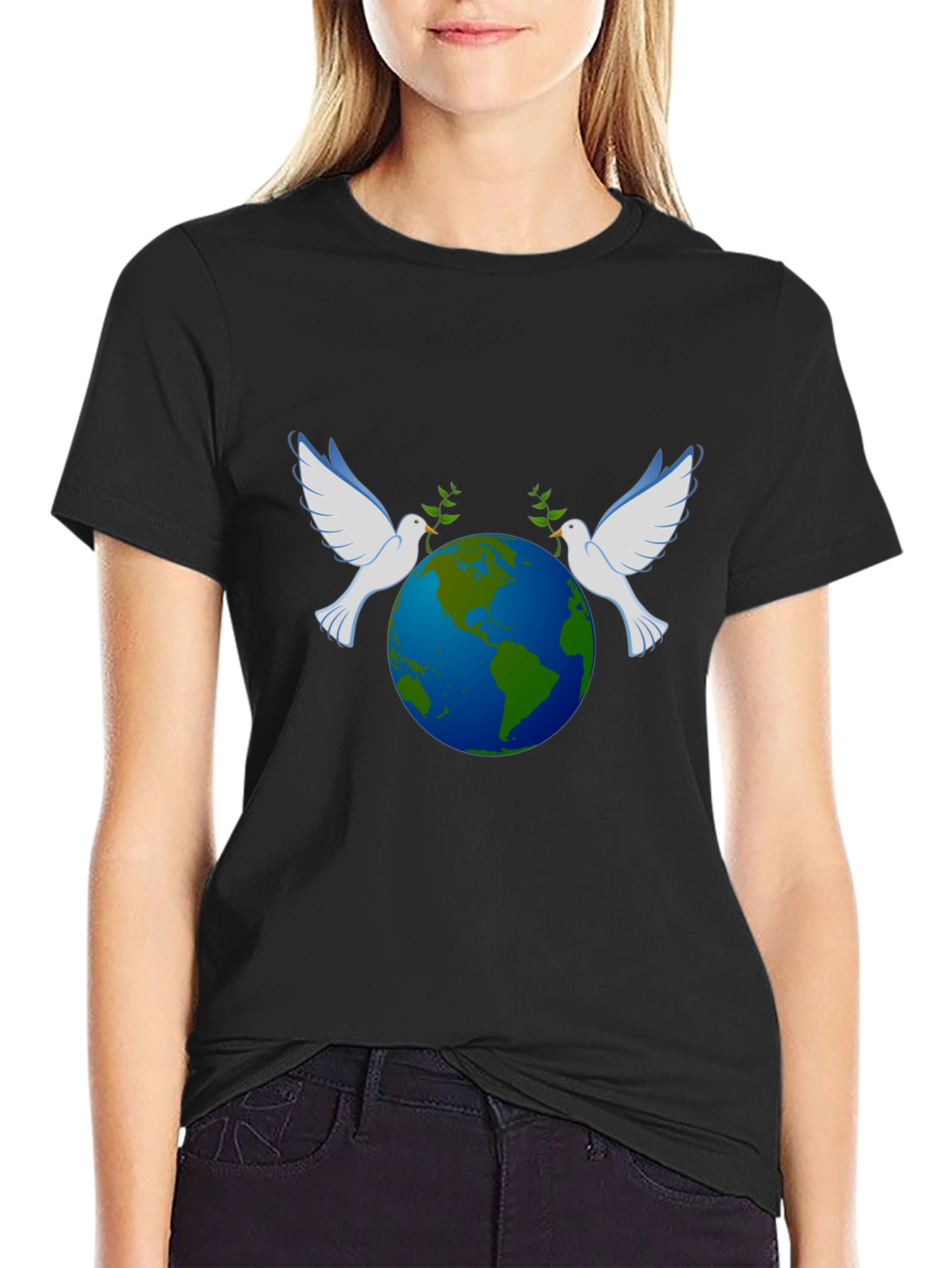 Peace On Earth Graphic T-Shirt