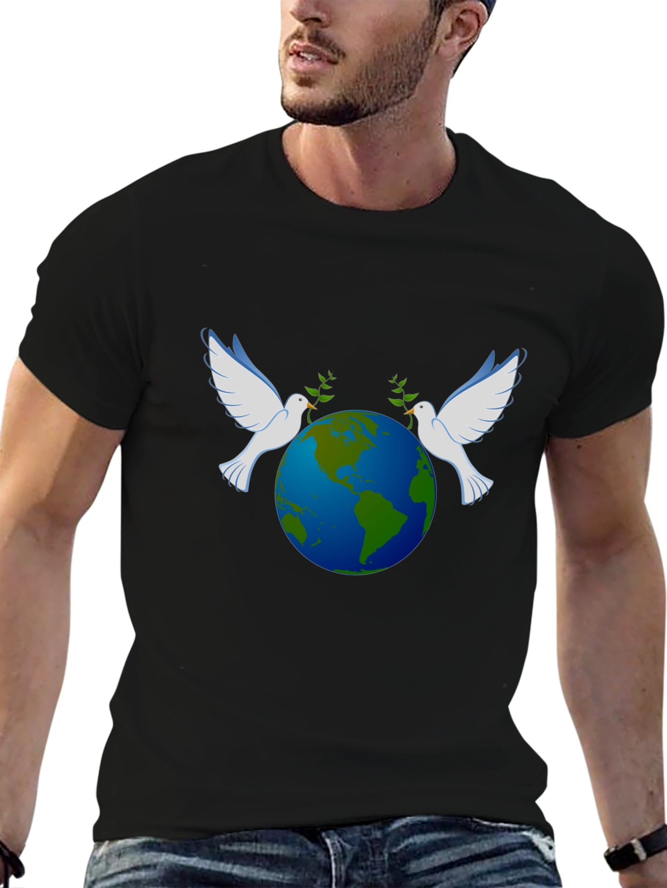 Peace On Earth Graphic T-Shirt