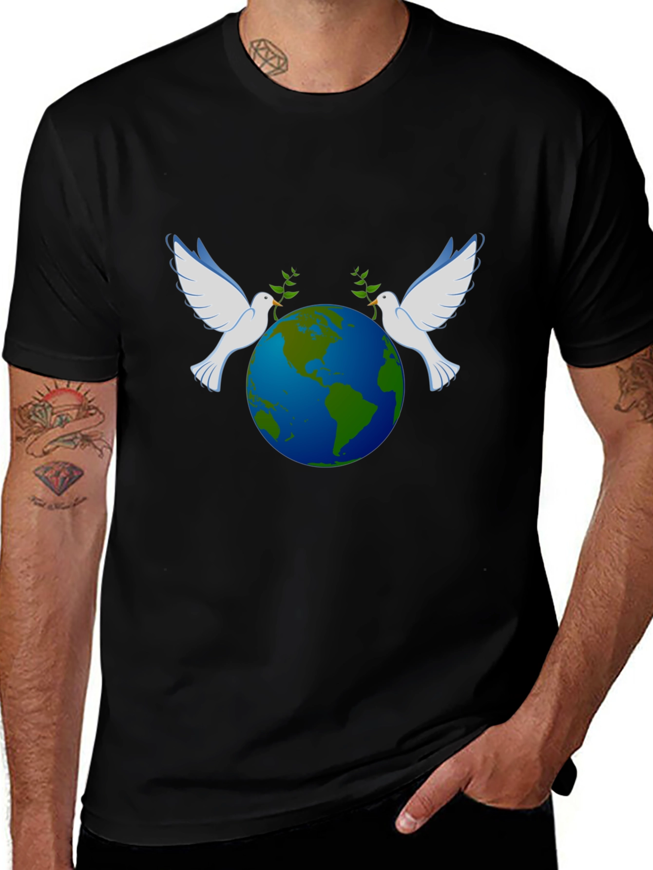 Peace On Earth Graphic T-Shirt