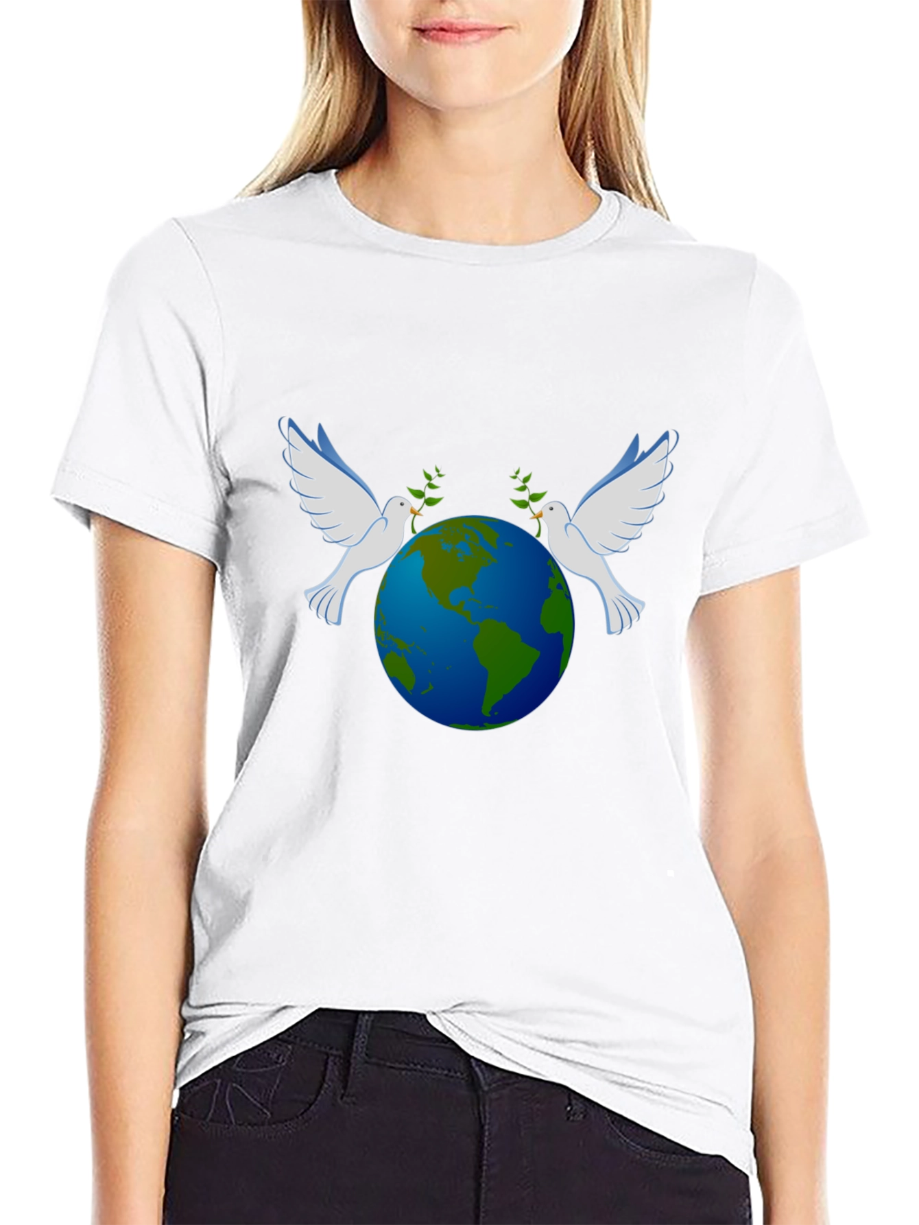 Peace On Earth Graphic T-Shirt