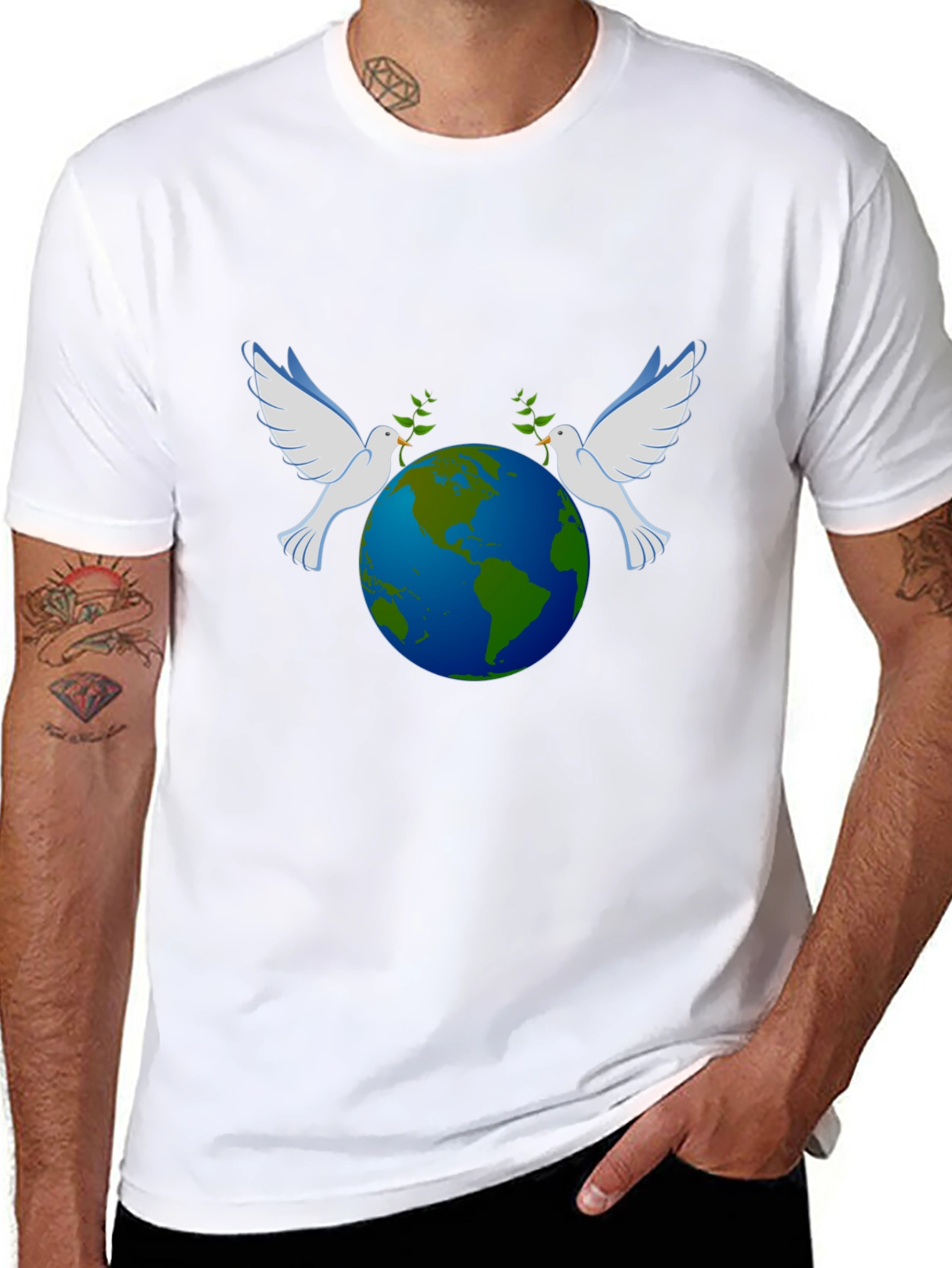 Peace On Earth Graphic T-Shirt