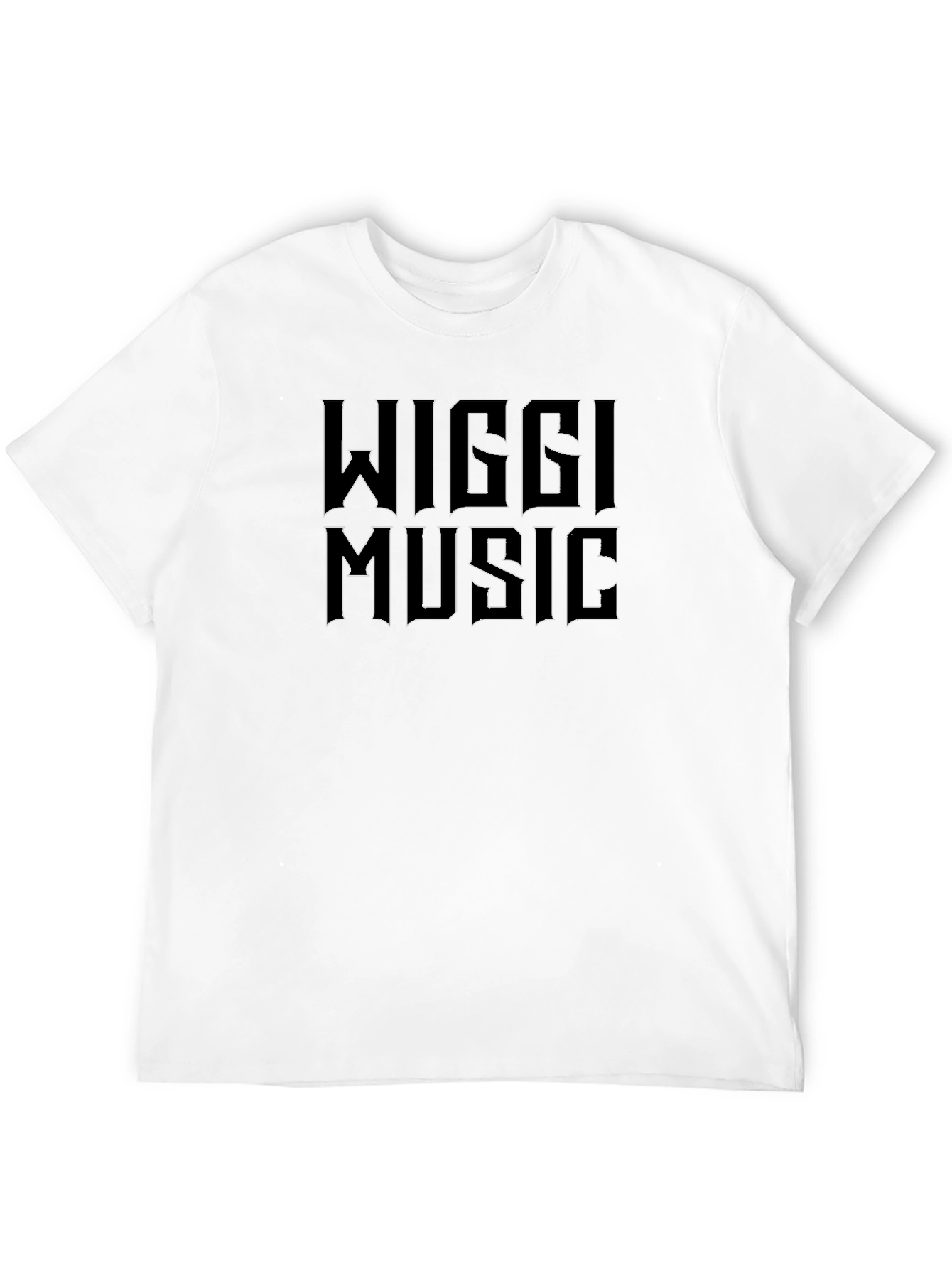 Wiggi Music Black Graphic Tee - Mens Fashion