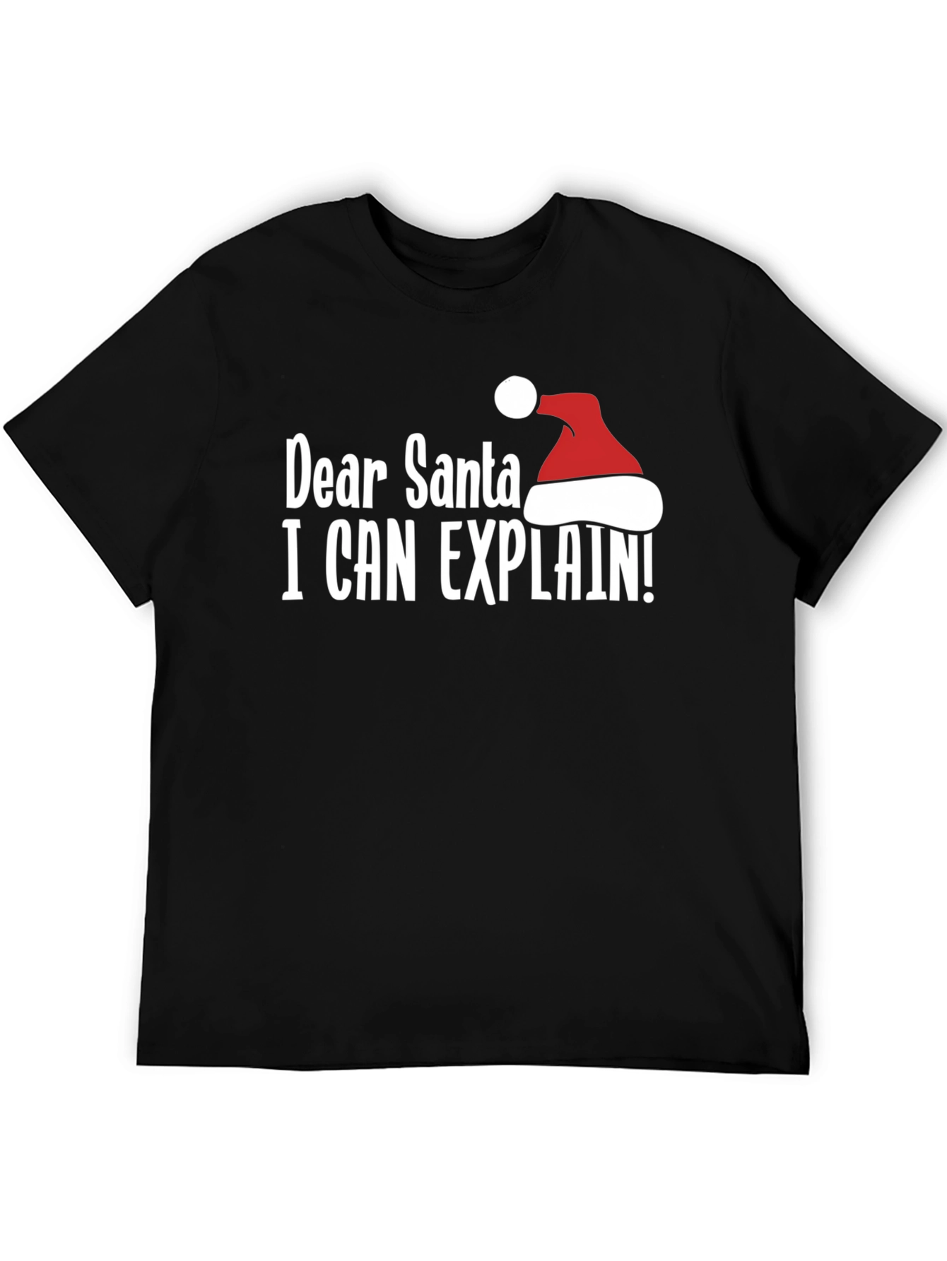Dear Santa I Can Explain T-Shirt Funny Holiday Tee