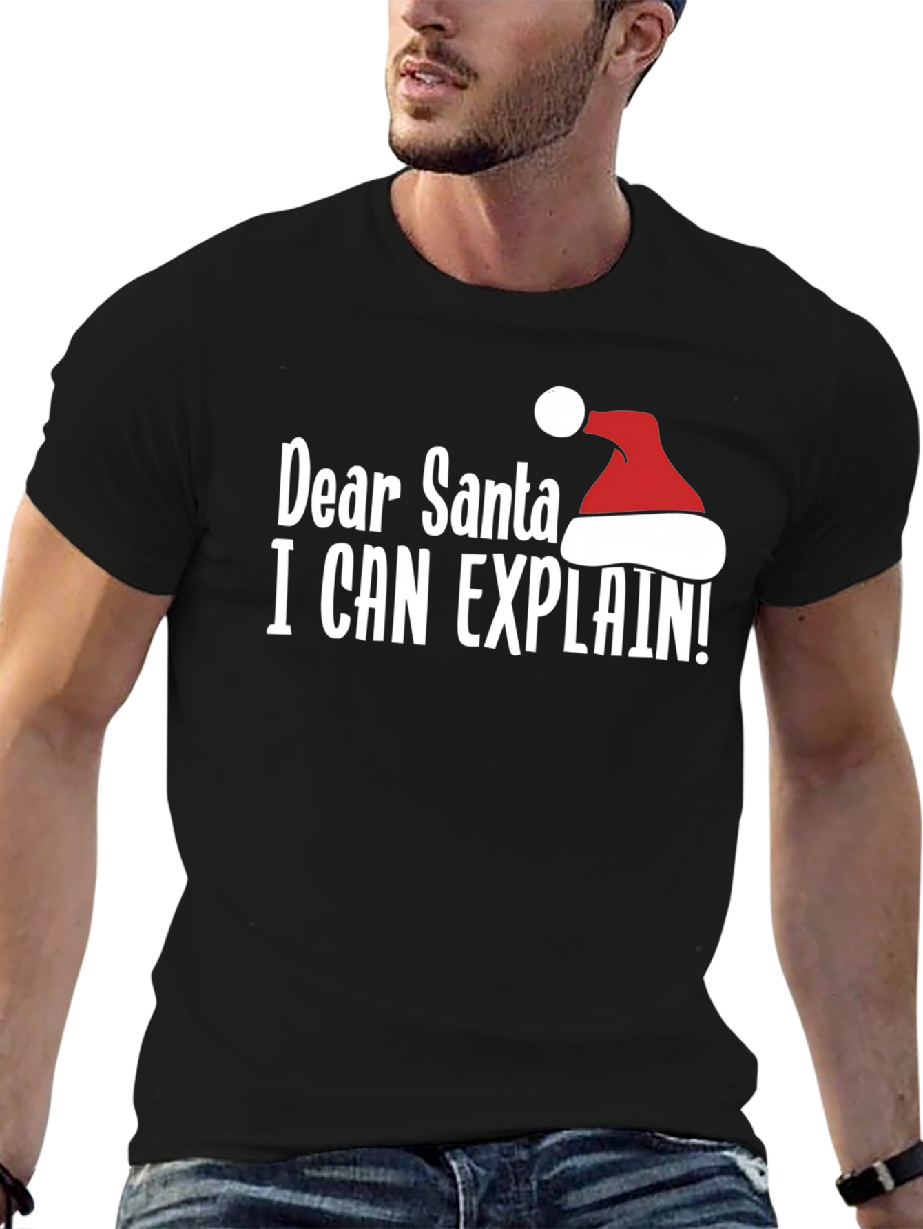 Dear Santa I Can Explain T-Shirt Funny Holiday Tee