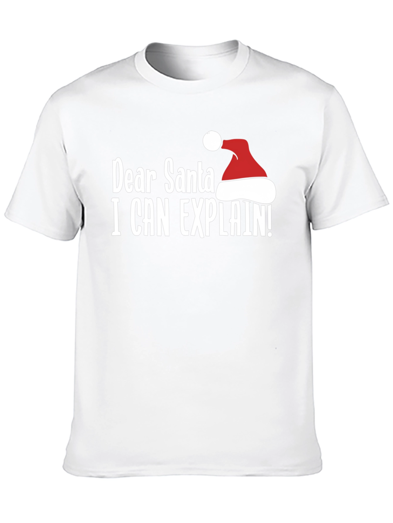 Dear Santa I Can Explain T-Shirt Funny Holiday Tee