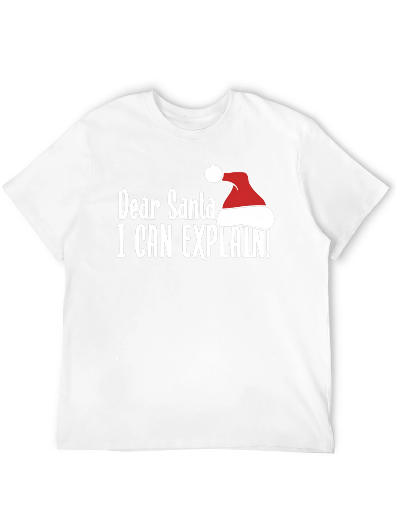 Dear Santa I Can Explain T-Shirt Funny Holiday Tee