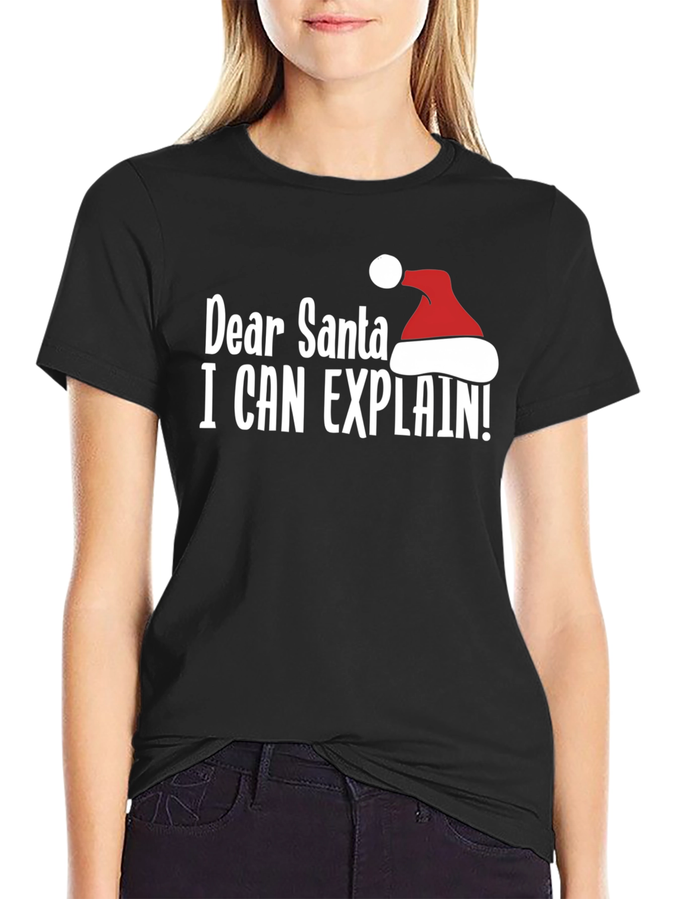 Dear Santa I Can Explain T-Shirt Funny Holiday Tee