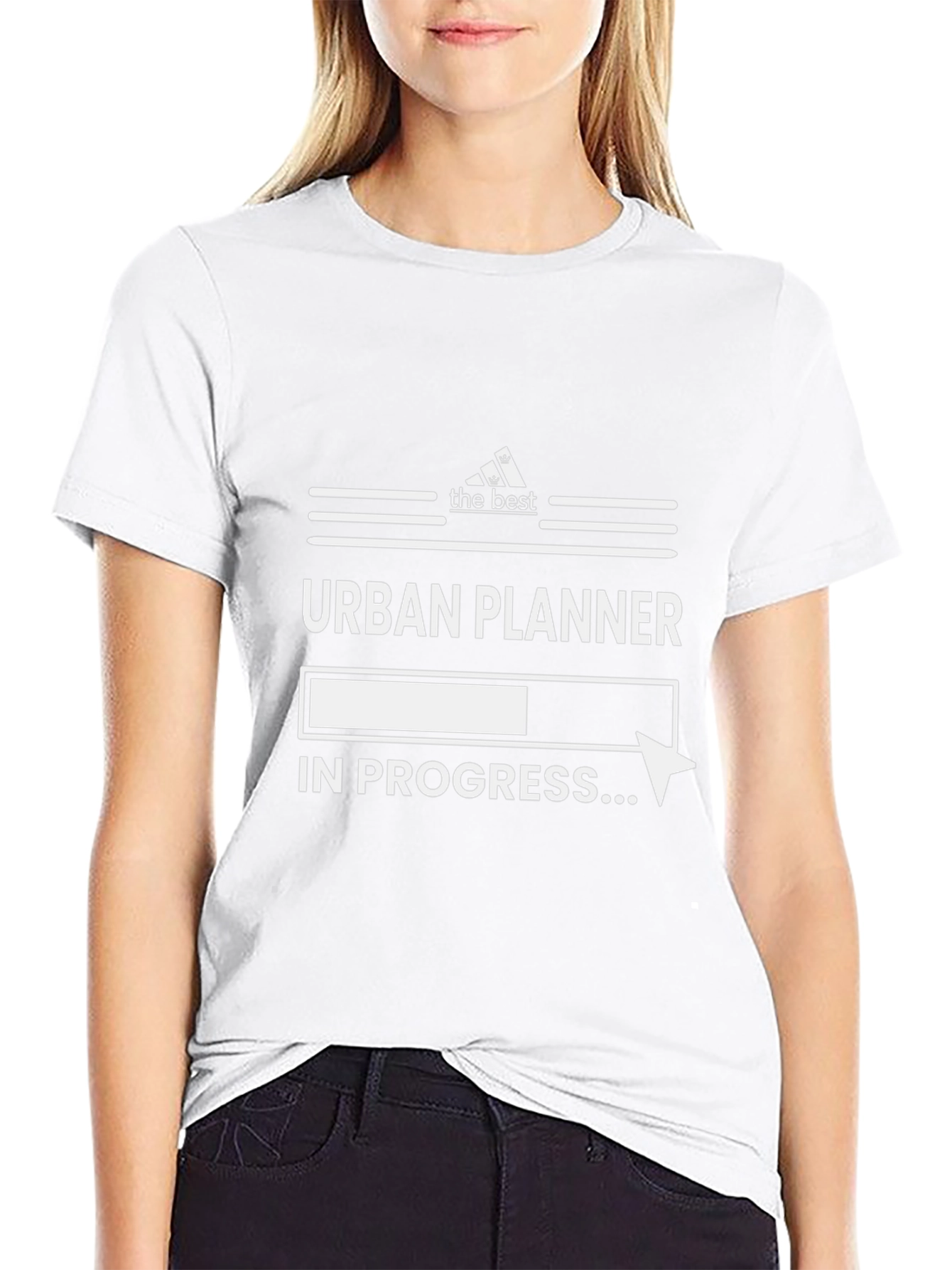 Urban Planner In Progress Black T-Shirt