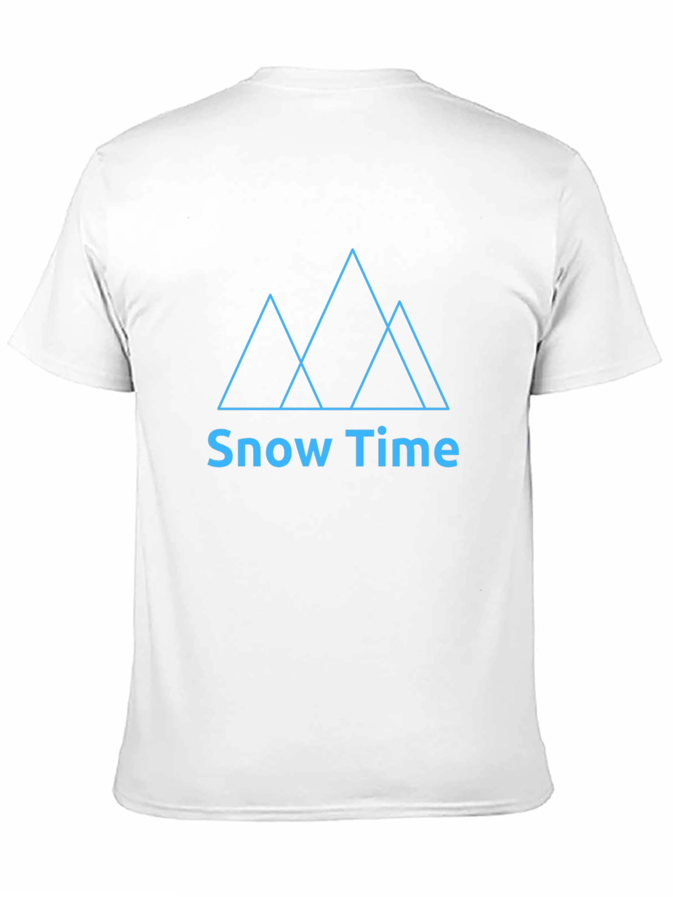 Snow Time Graphic Tee - Mountain Design
