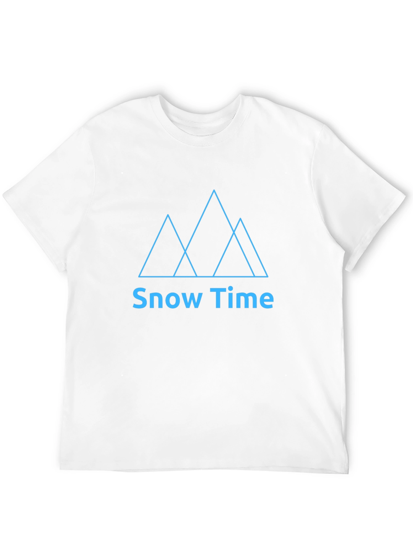 Snow Time Graphic Tee - Mountain Design
