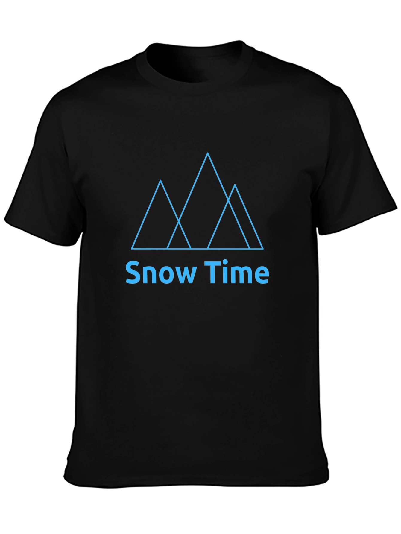 Snow Time Graphic Tee - Mountain Design
