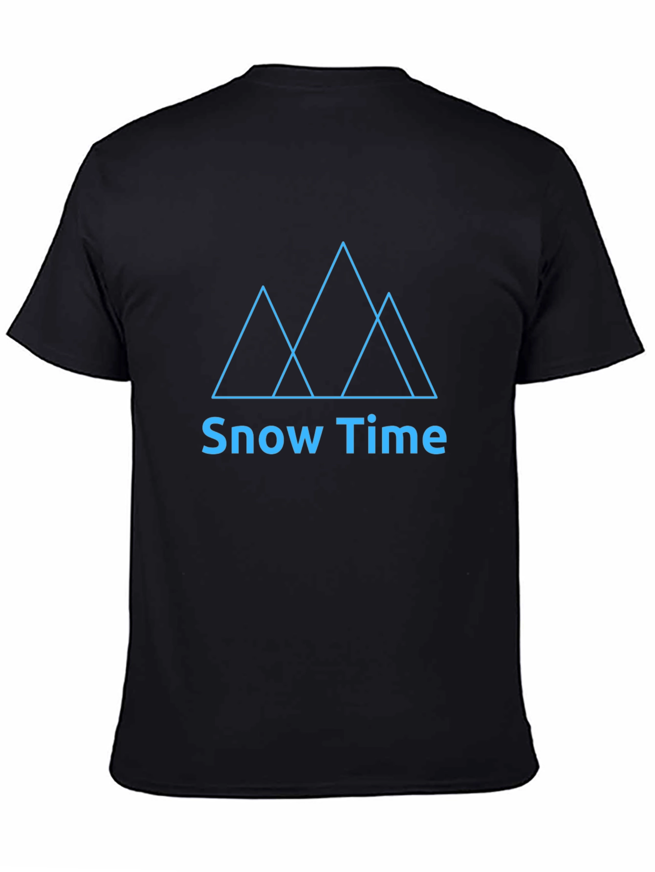 Snow Time Graphic Tee - Mountain Design