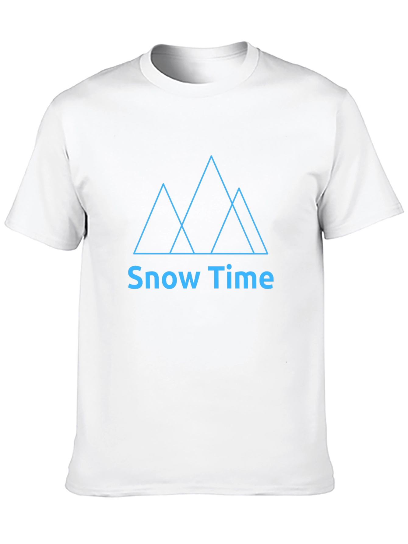 Snow Time Graphic Tee - Mountain Design