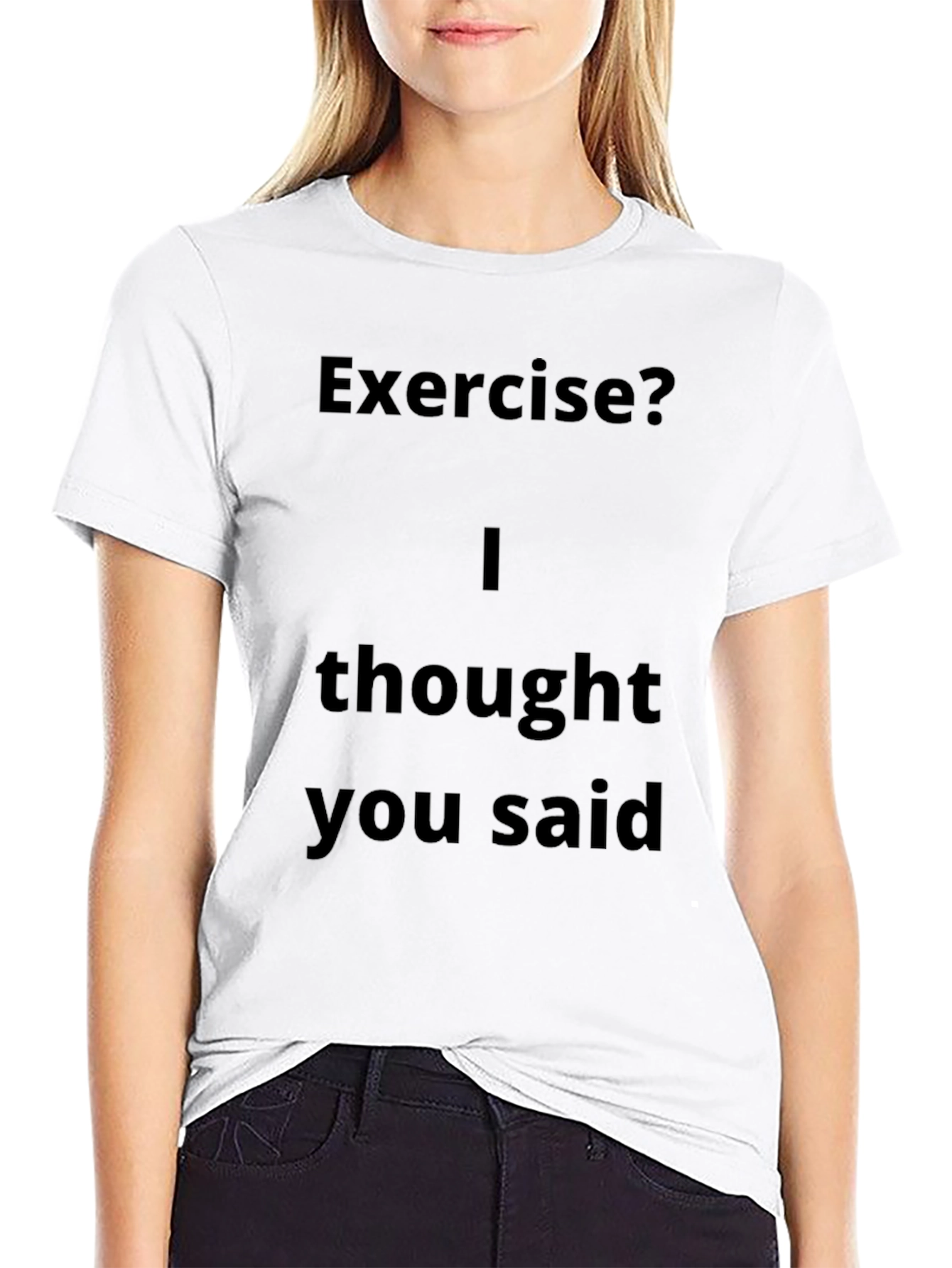 Funny Exercise? T-Shirt - Lazy Humor Tee