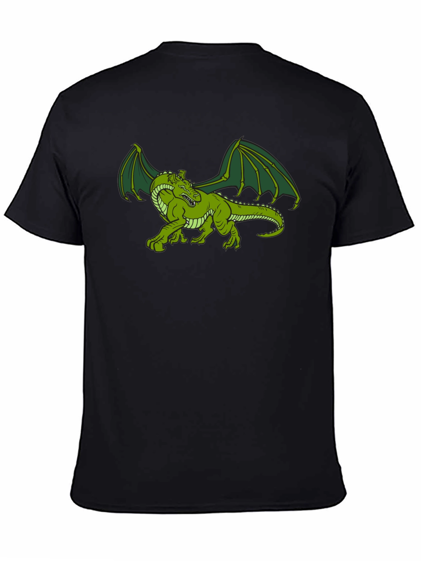 Green Dragon Graphic Tee - Fantasy T-Shirt
