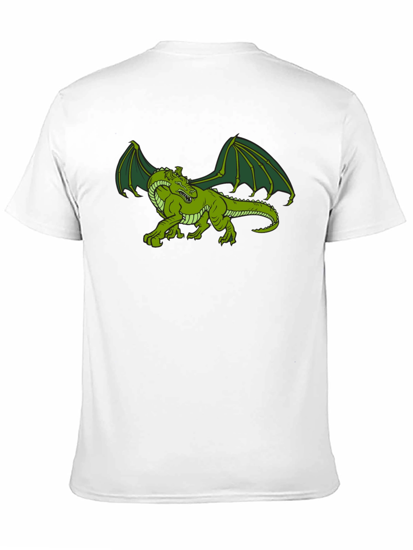 Green Dragon Graphic Tee - Fantasy T-Shirt