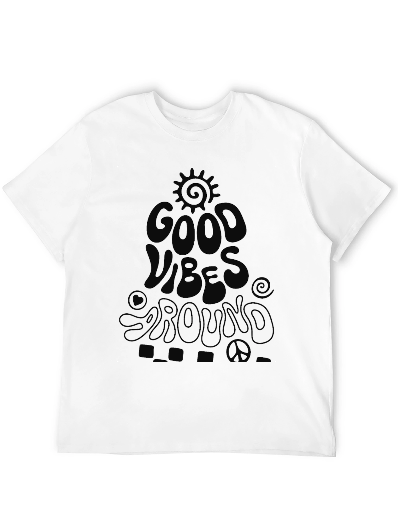 Good Vibes Graphic Tee - Black