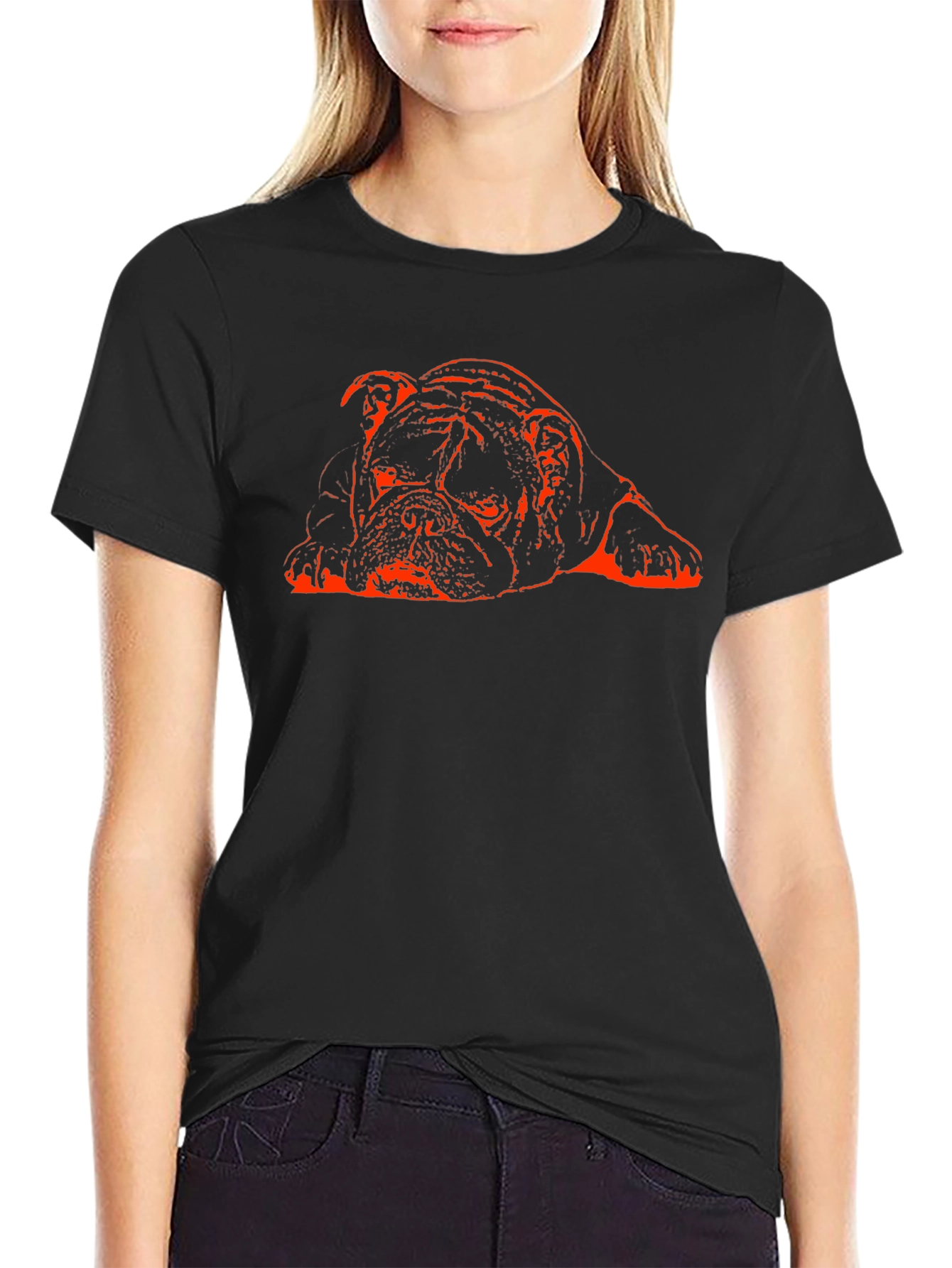 Bulldog Graphic T-Shirt - Stylish & Comfortable