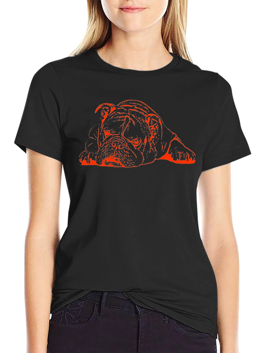 Bulldog Graphic T-Shirt - Stylish & Comfortable