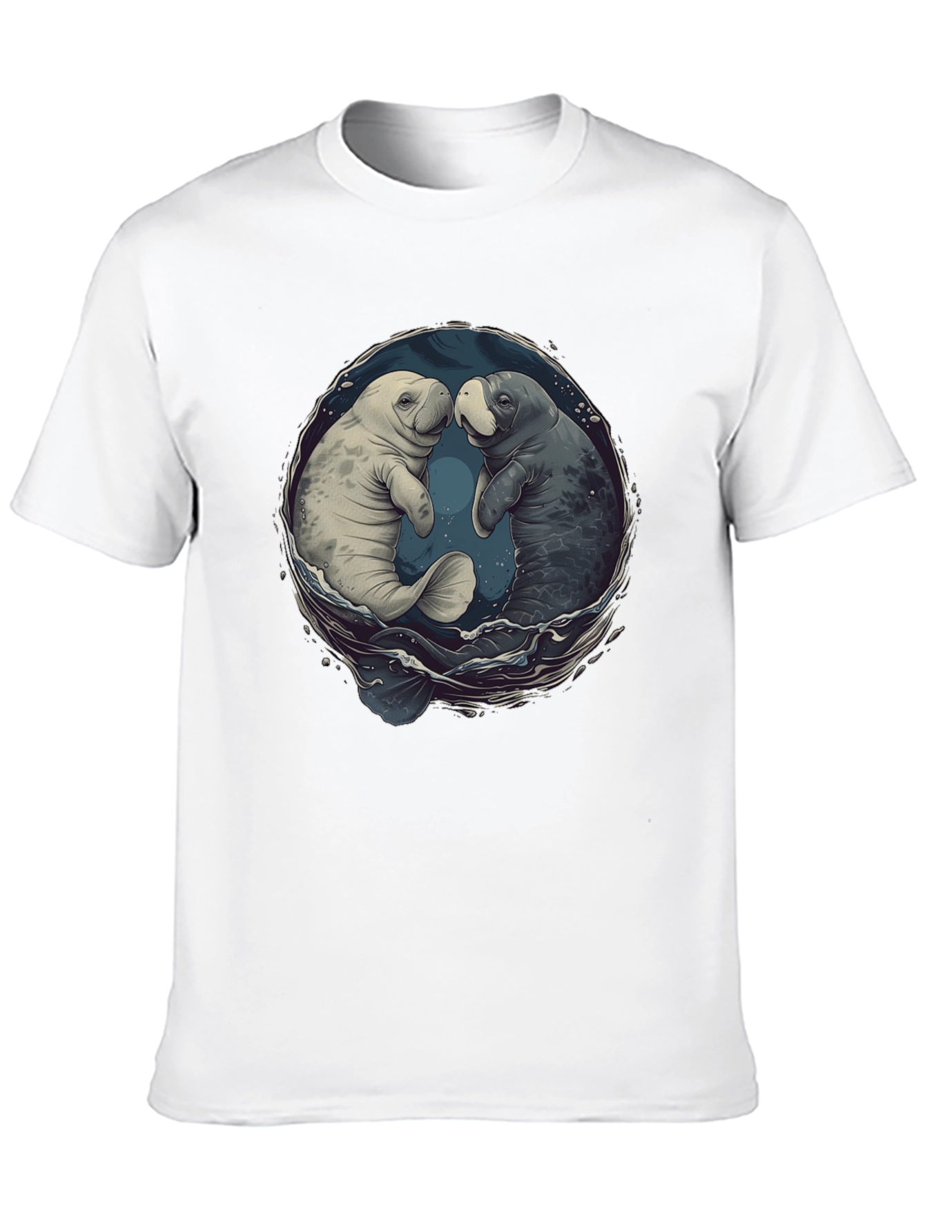 Manatee Love T-Shirt - Black