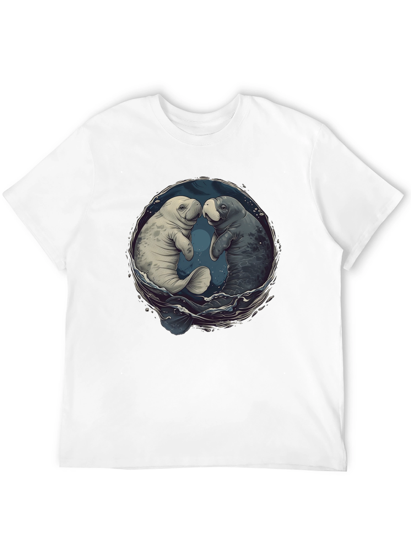 Manatee Love T-Shirt - Black