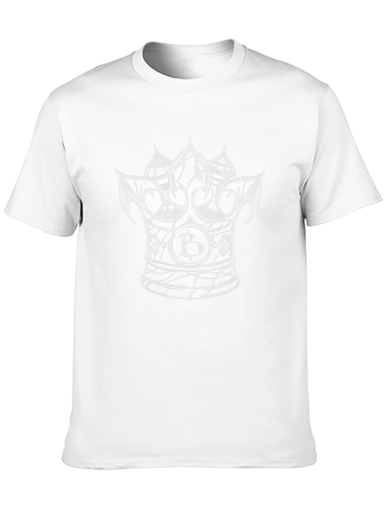 Bitcoin King T-Shirt - Crypto Crown Design
