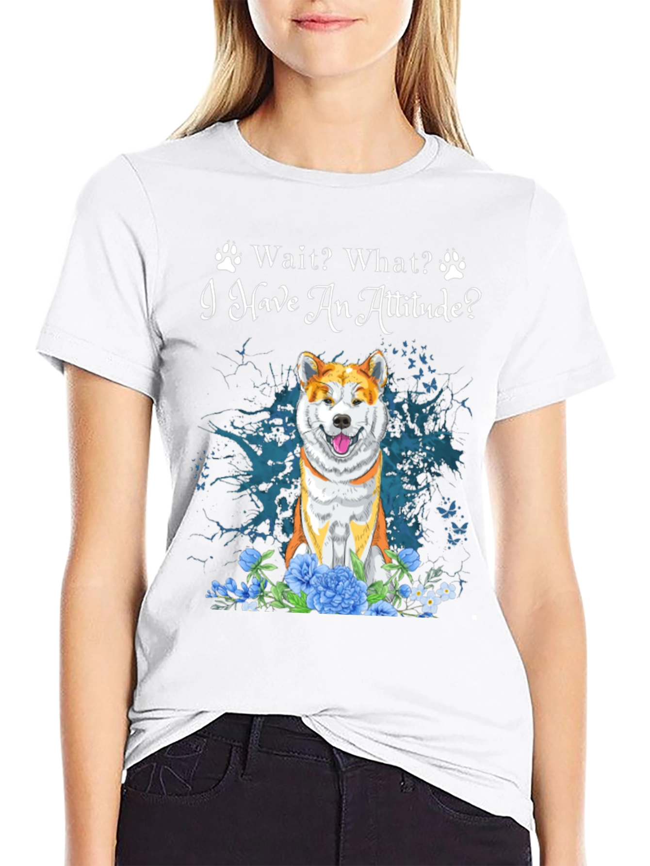 Dog Attitude T-Shirt - Funny Pet Lover Tee