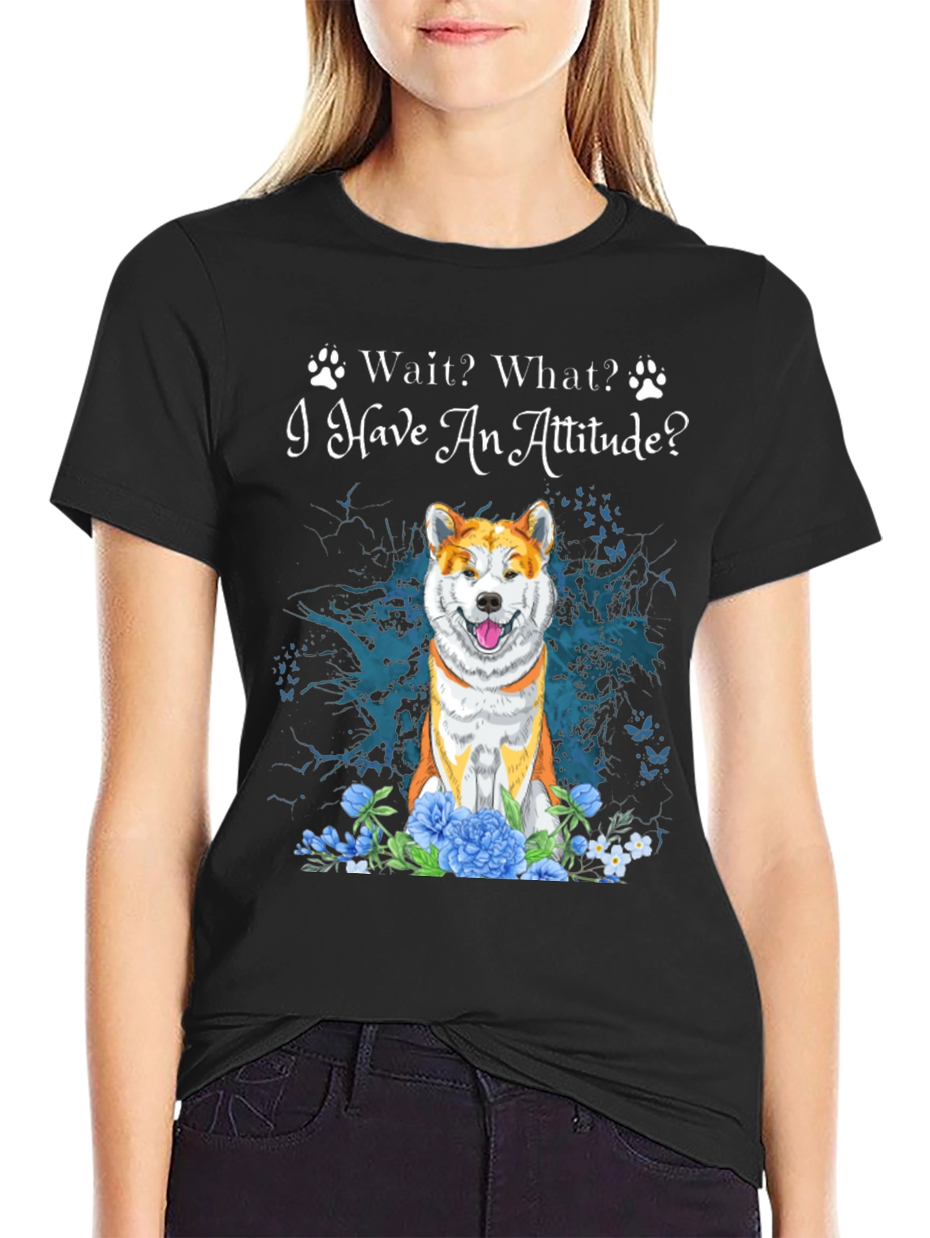 Dog Attitude T-Shirt - Funny Pet Lover Tee