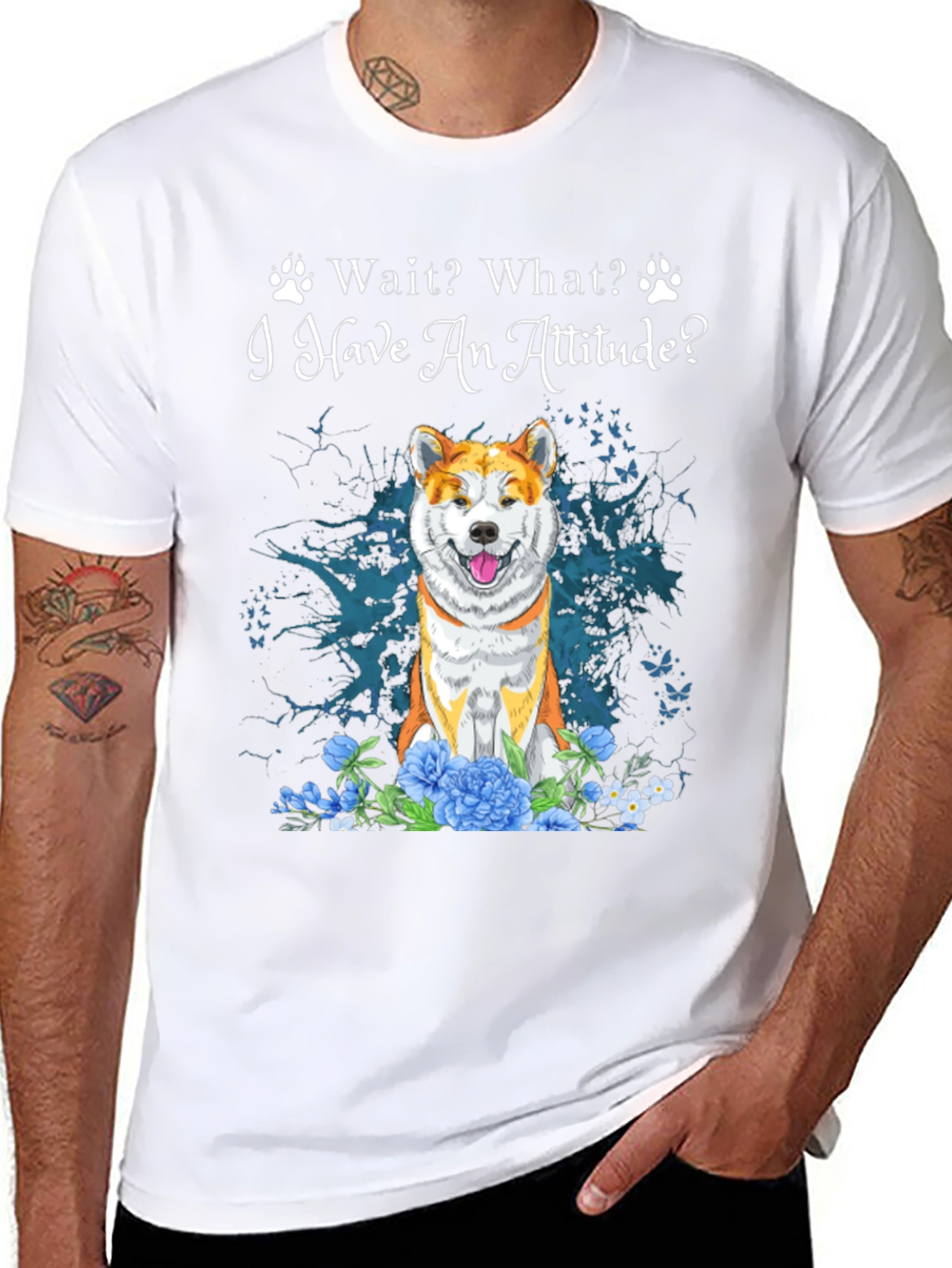 Dog Attitude T-Shirt - Funny Pet Lover Tee