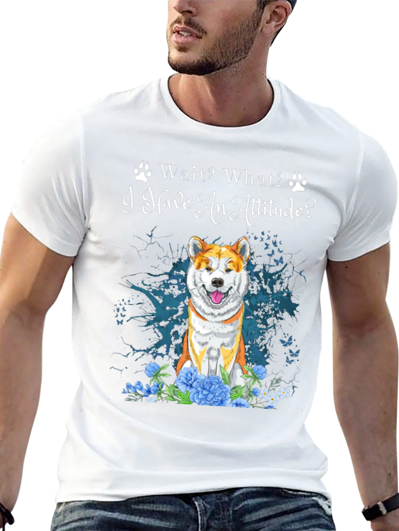 Dog Attitude T-Shirt - Funny Pet Lover Tee