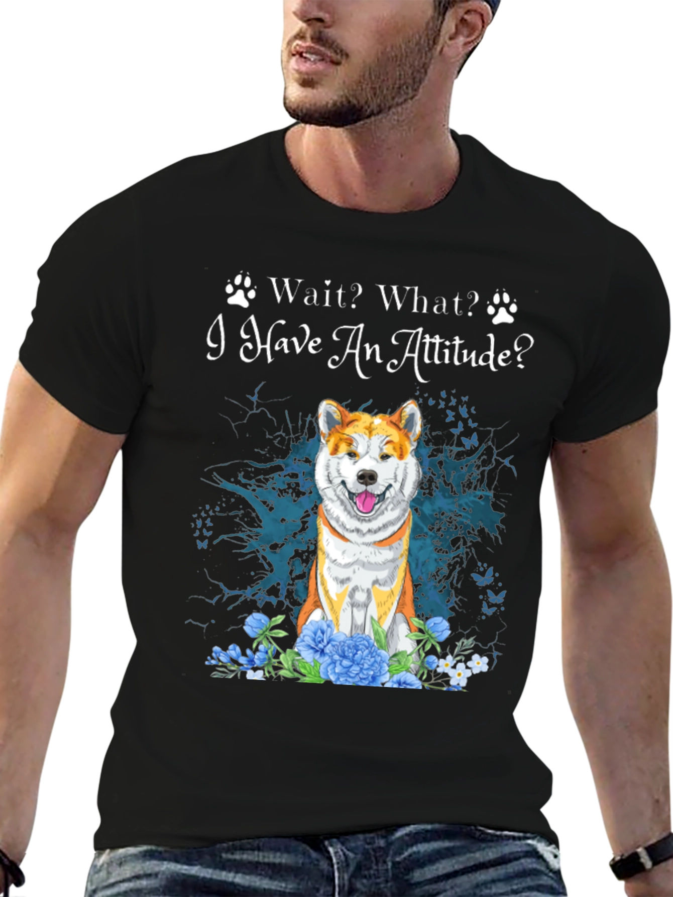 Dog Attitude T-Shirt - Funny Pet Lover Tee