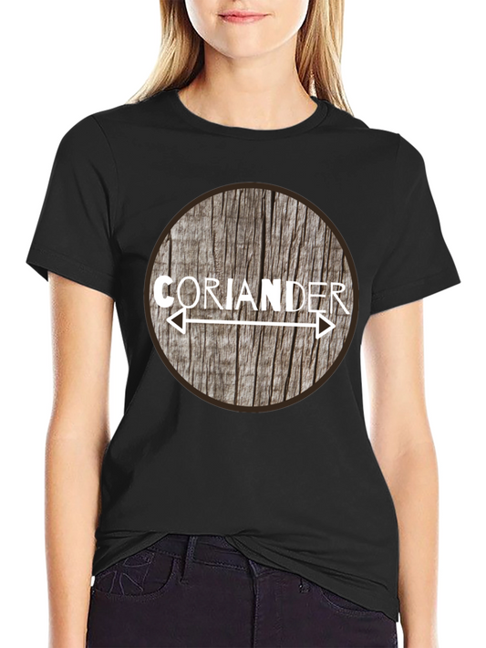 Coriander Arrow Woodgrain Graphic T-Shirt